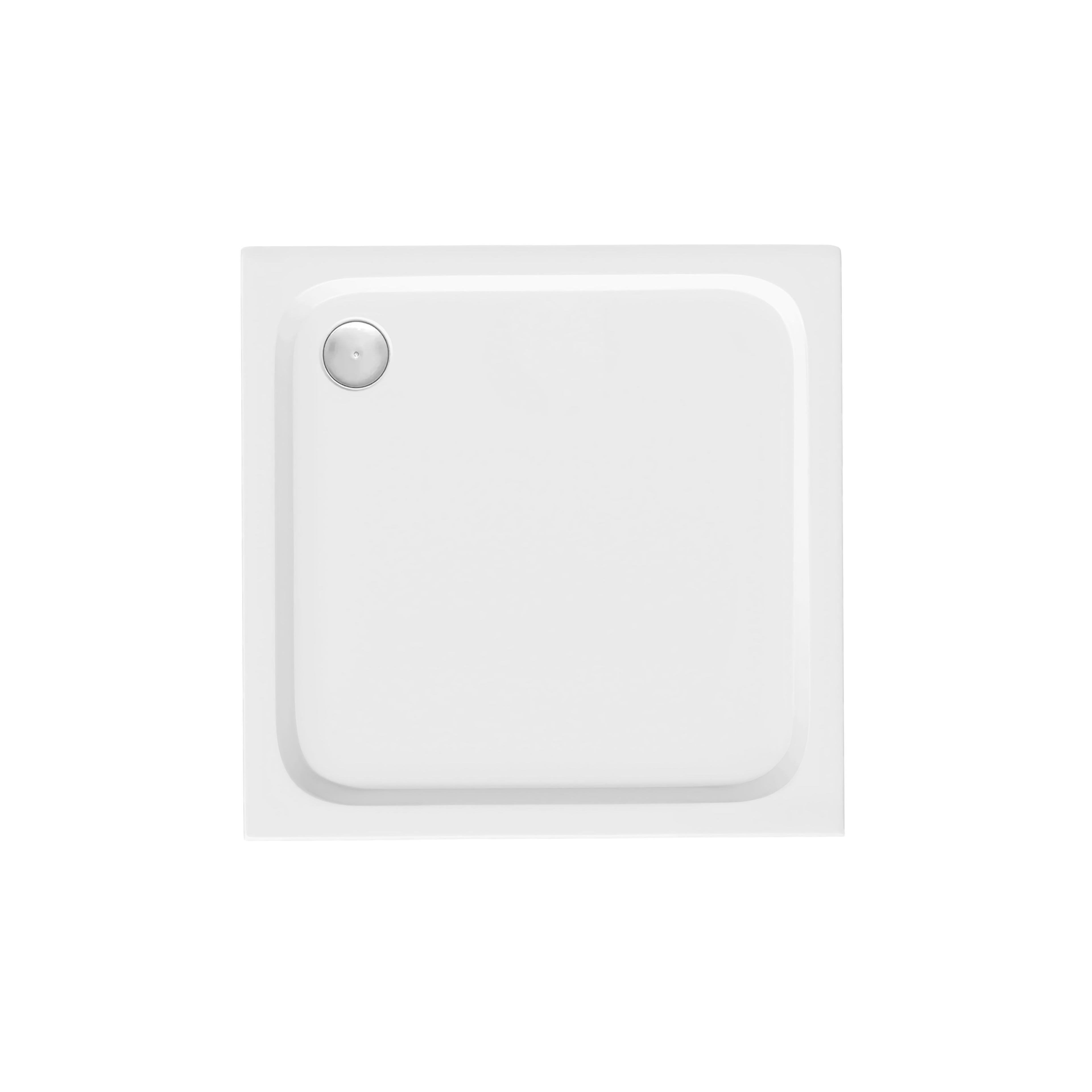 shower tray Rea Belmond White 90x90 Chrome