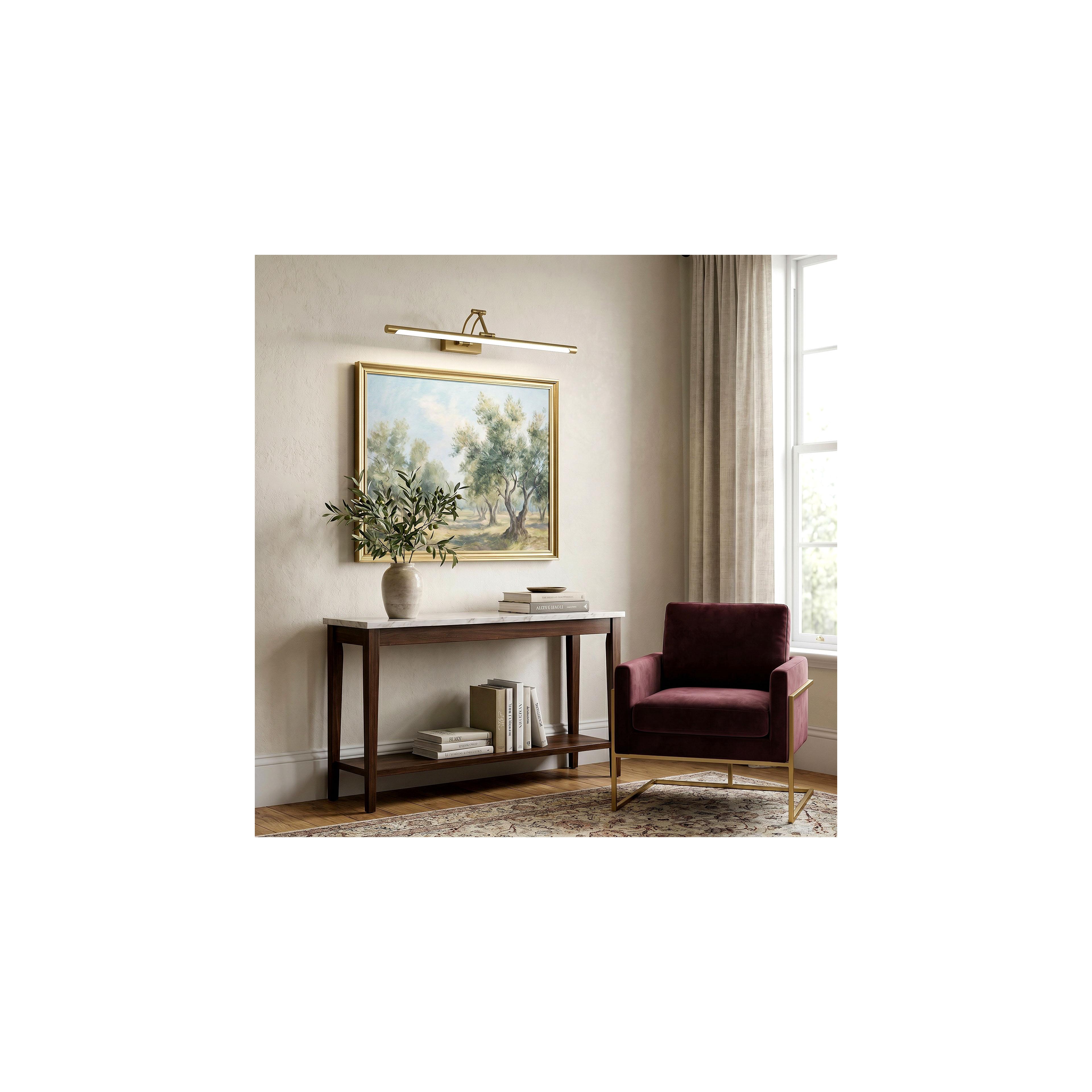 Bad LED-Wandleuchte SWE023-1W 60cm Brush Gold
