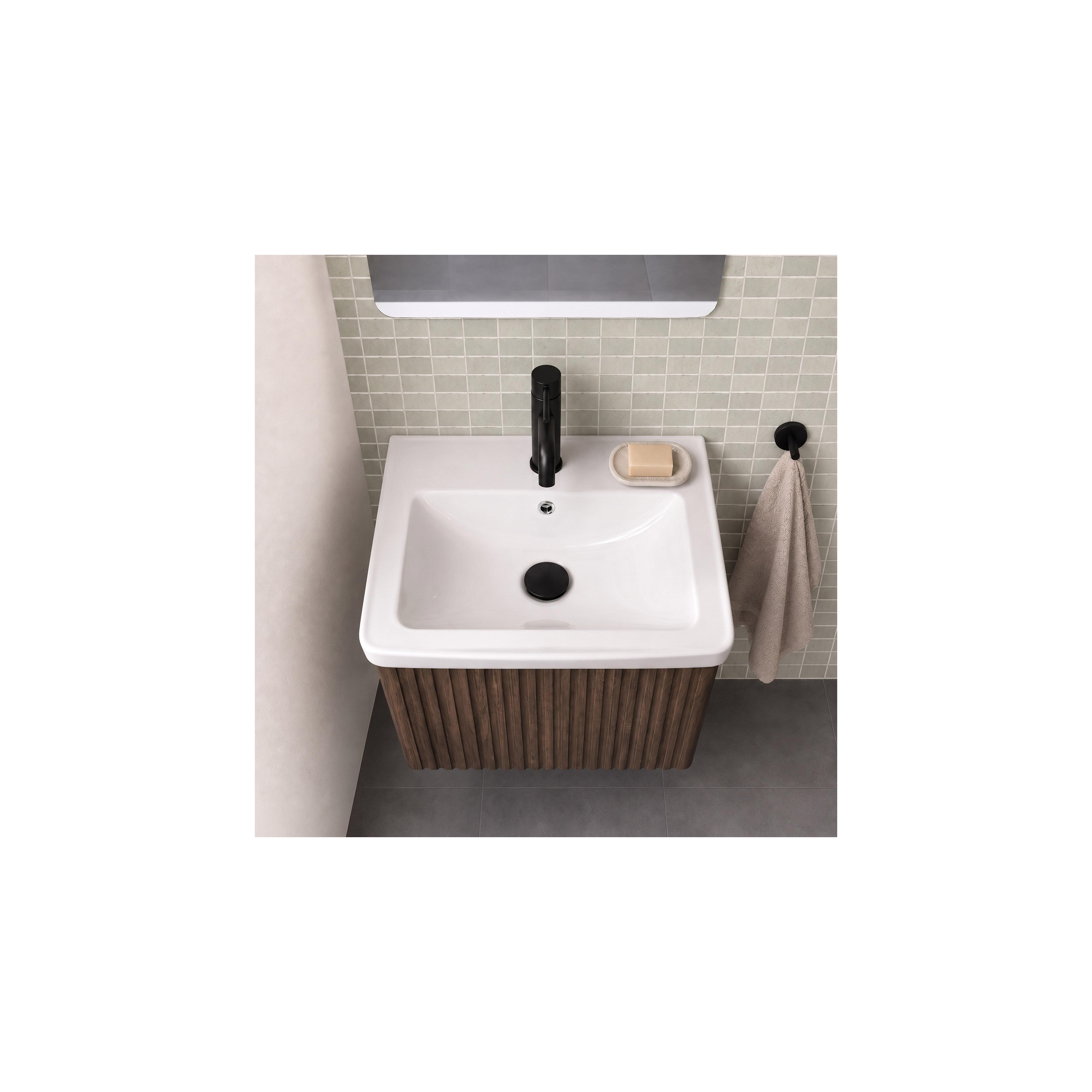 Szafka łazienkowa z umywalką Rea  DB85-50-1 Orio Dark 50cm