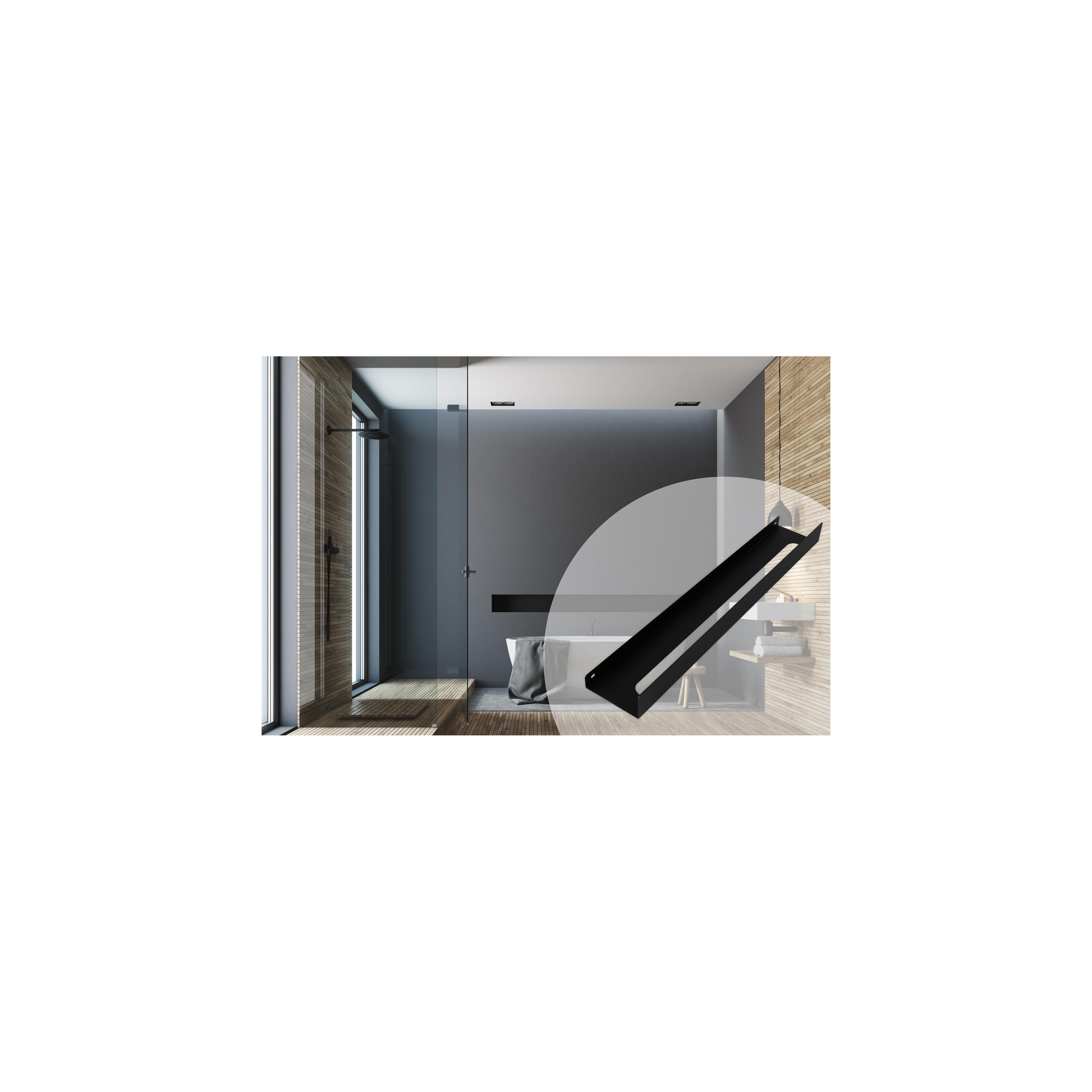 Bathroom shelf SF02 60cm black matt