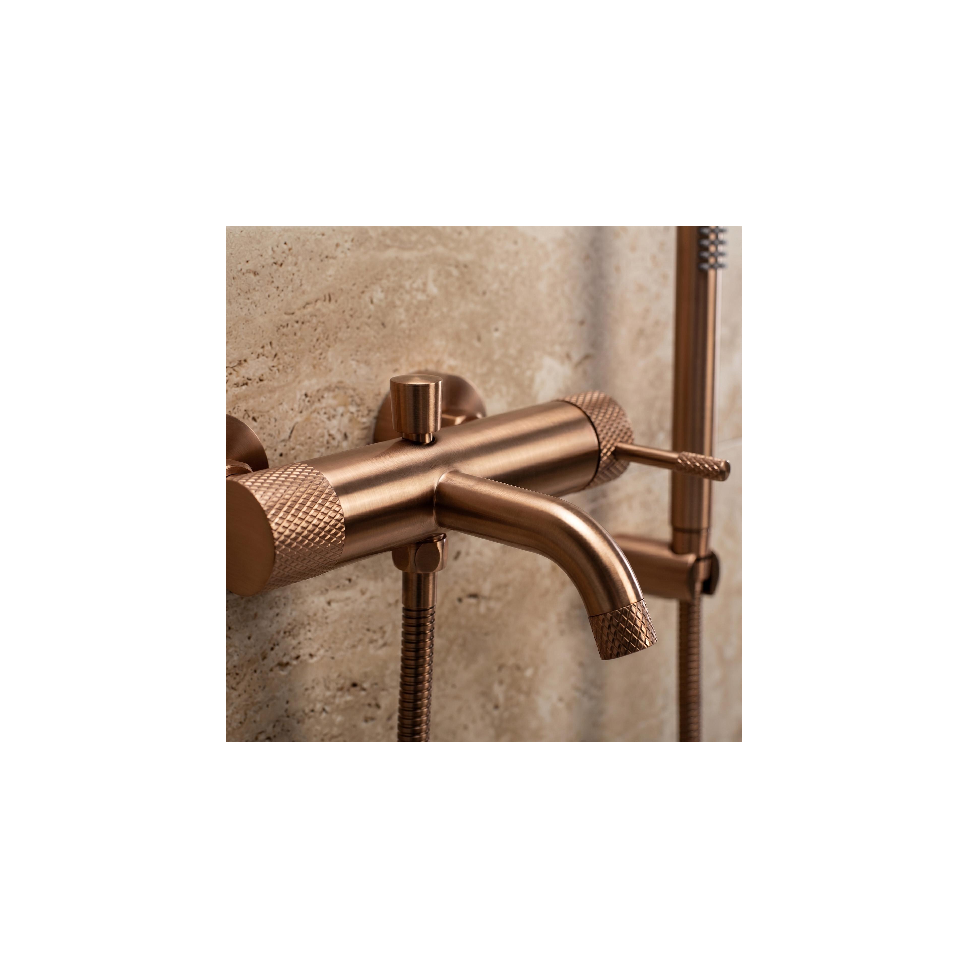 Bath faucet REA Venti Brush Copper