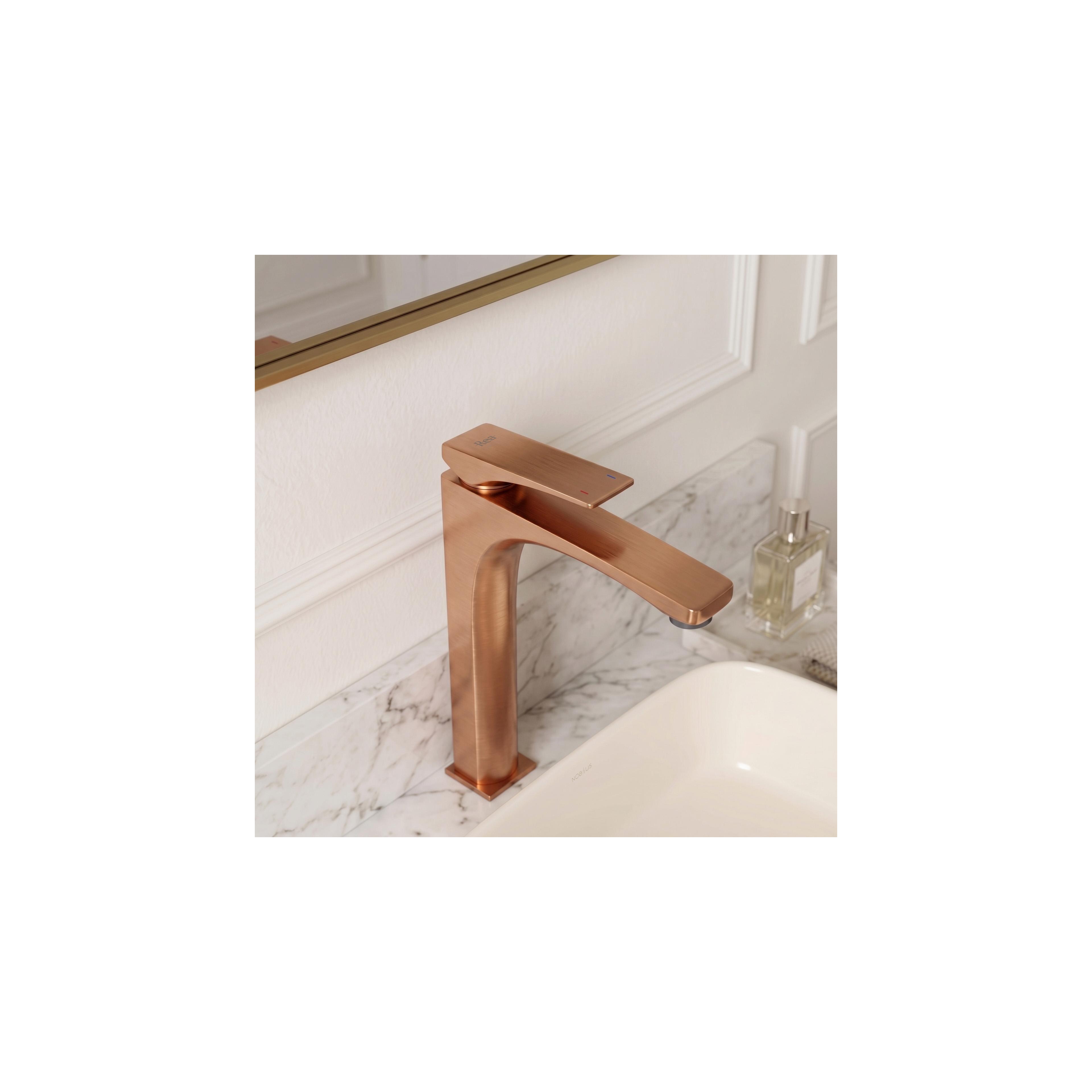 Bathroom faucet PREMIUM Rea Joe Brush Copper High