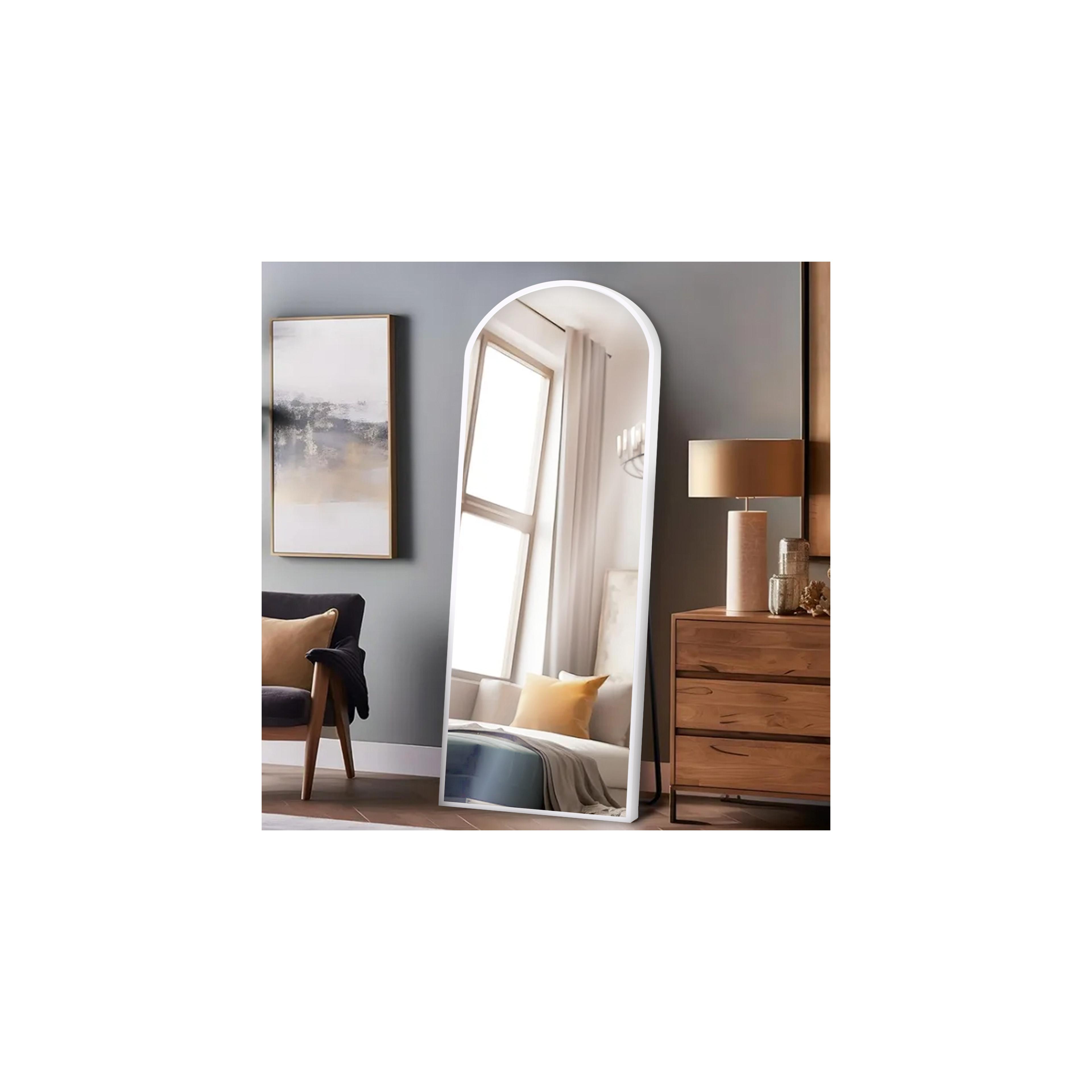 Fehér Fali/Álló Tükör 150 cm 109