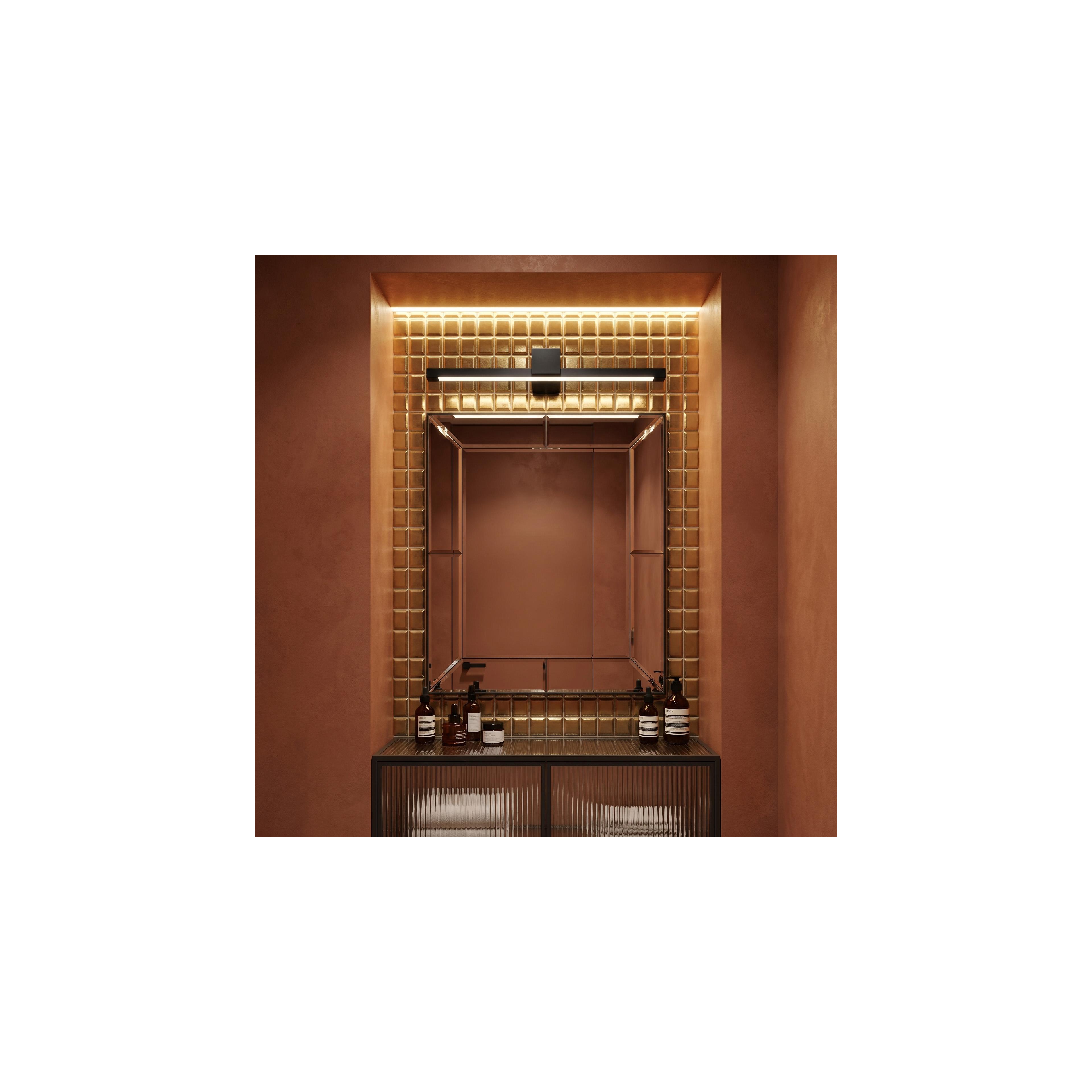 Bad LED-Wandleuchte SWE050-1W 60 cm Black
