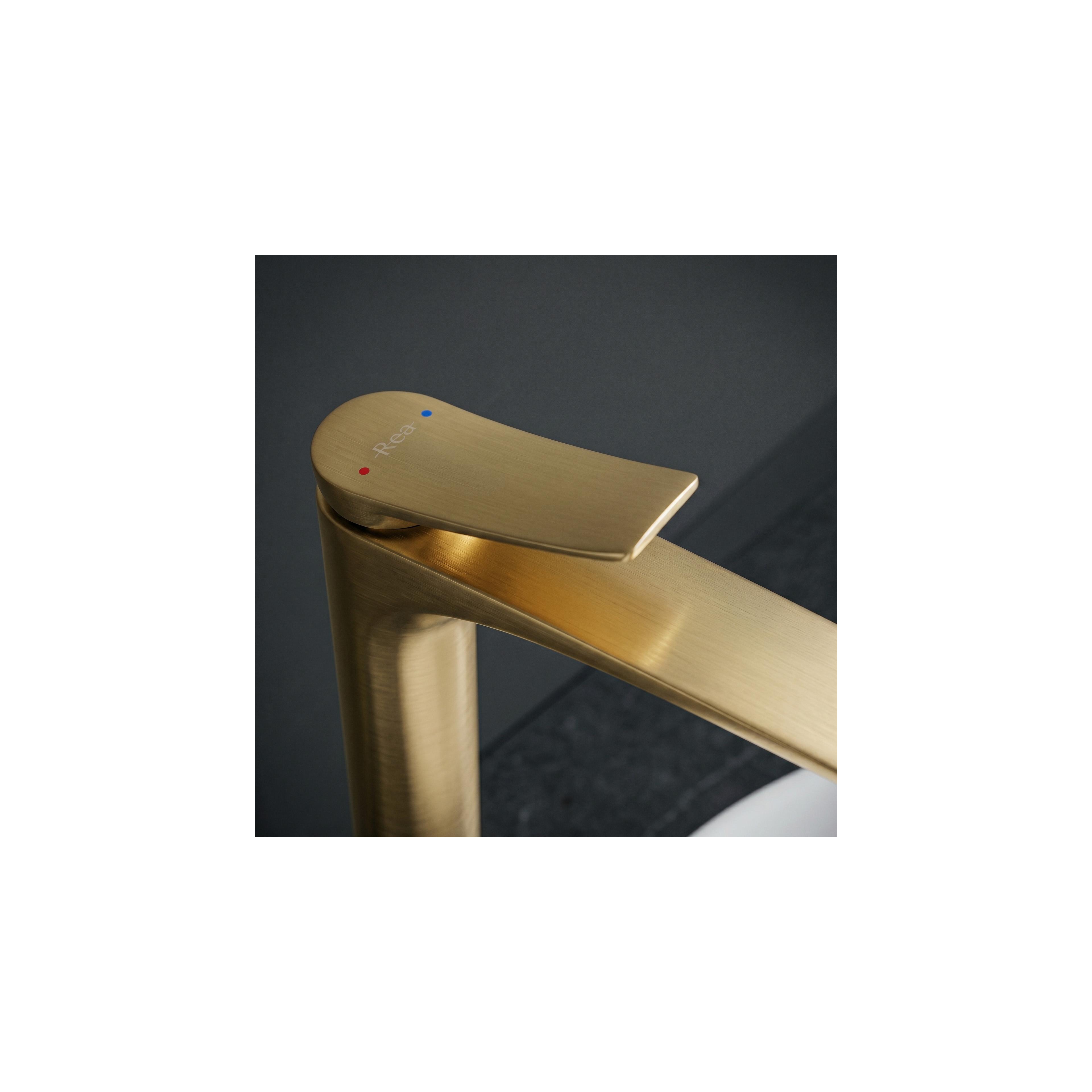 Mešalnik za umivalnik PREMIUM REA Vision Brush Gold High