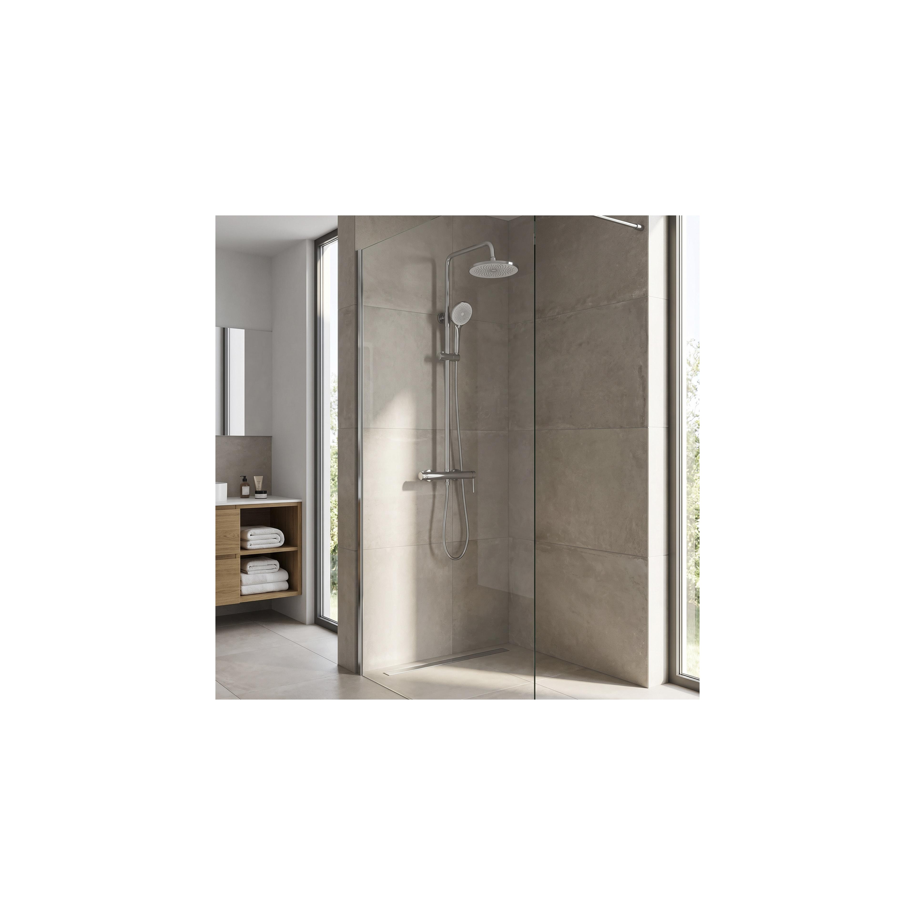 Kit de douche Rea Foss Clif Brush Nickel