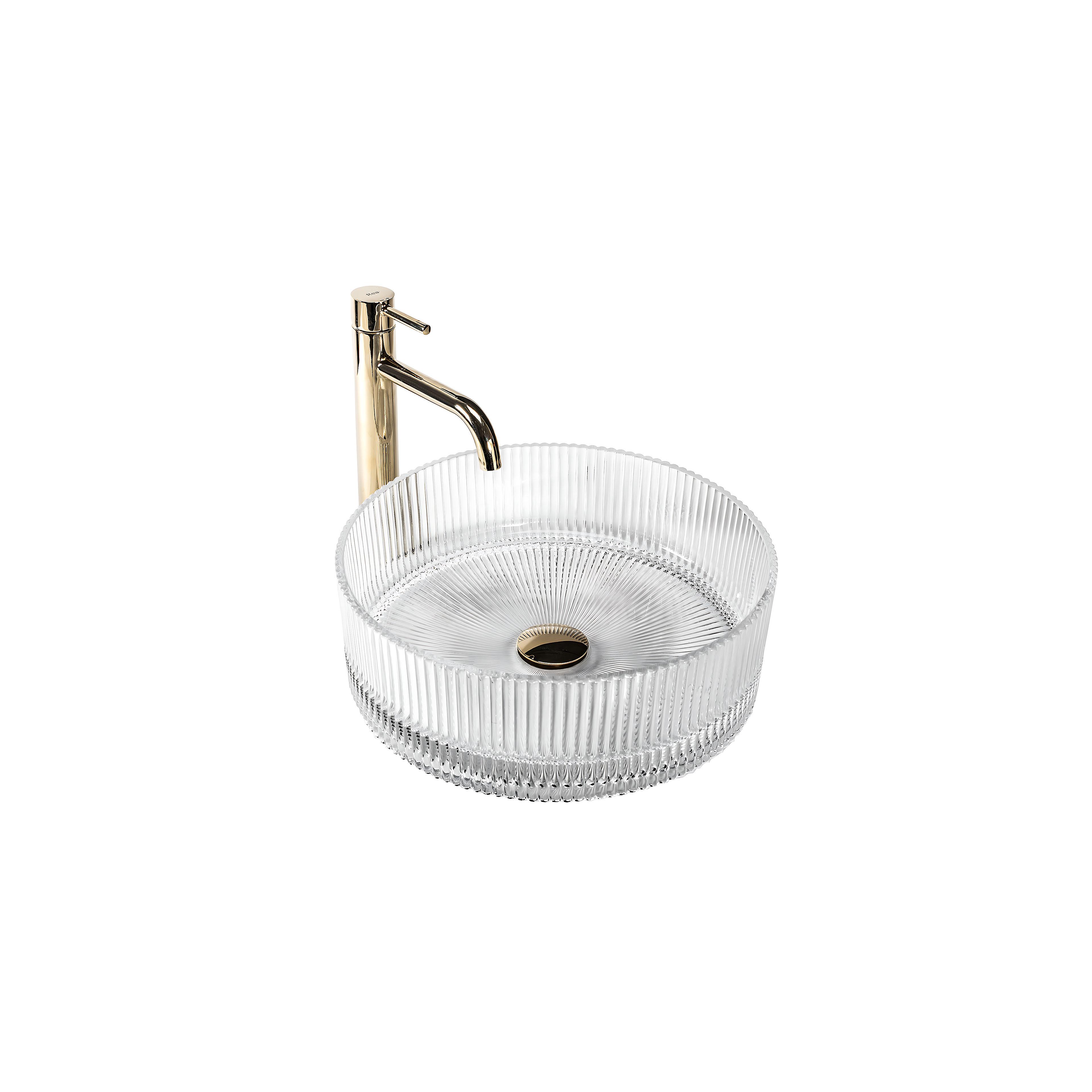 Aufsatzwaschbecken Rea Ingrid 36 Transparent