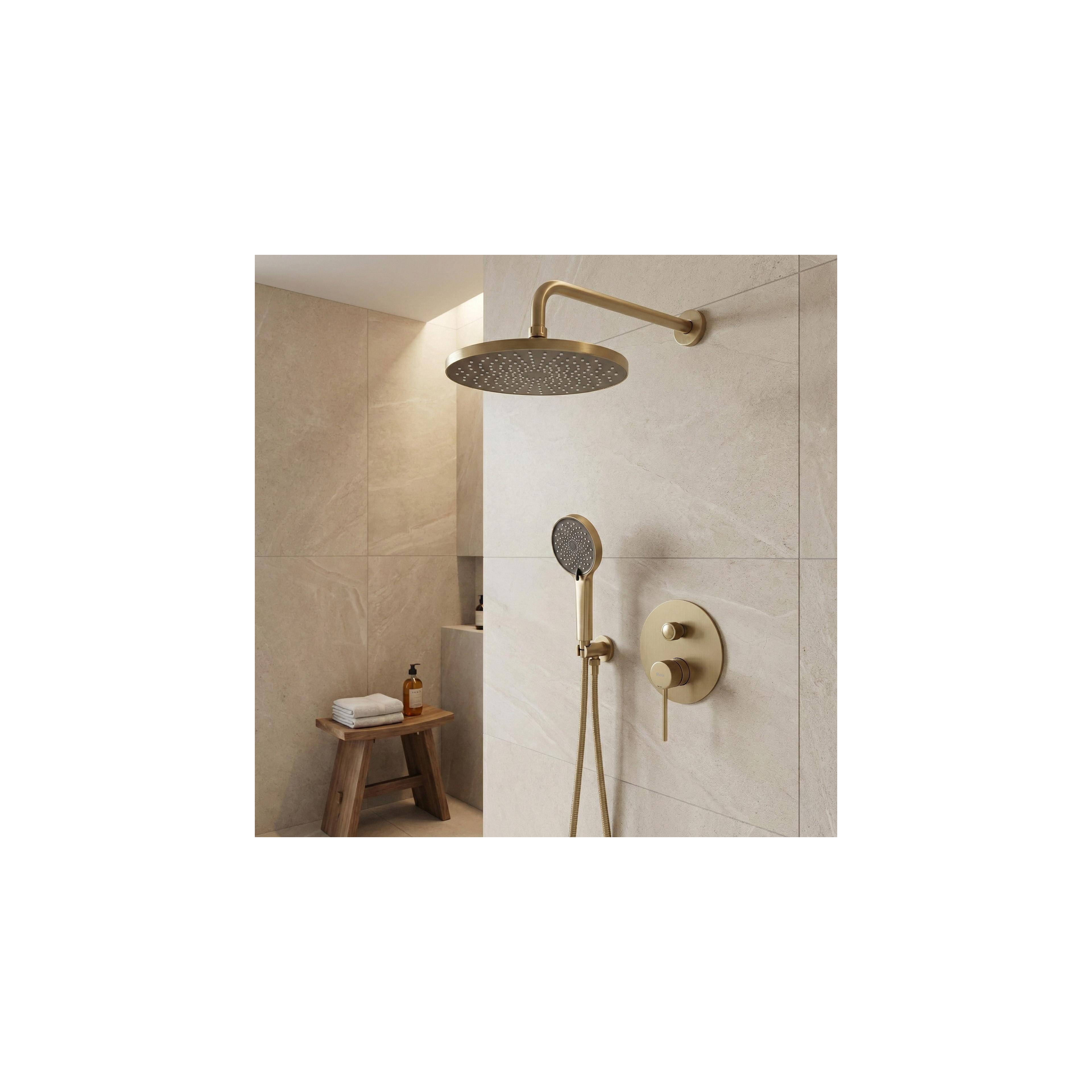 Set de dus incastrat Rea Lungo Stripe Gold Brush + BOX