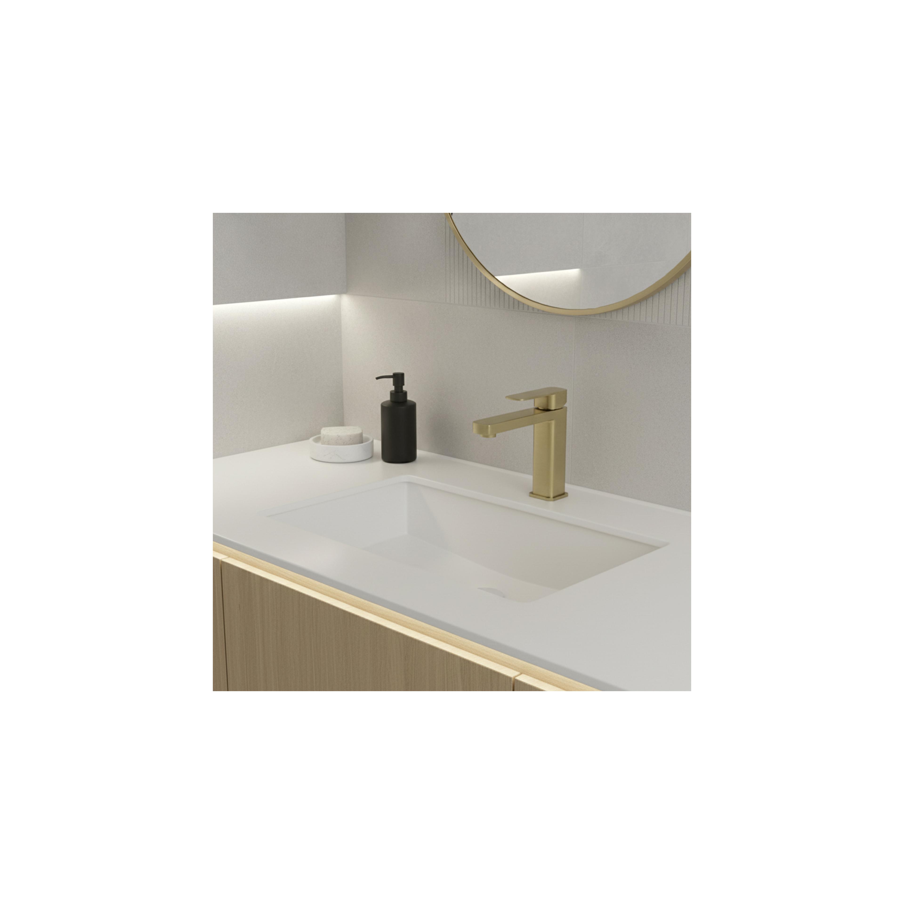 Robinet de salle de bain Rea Arlo Brush Gold