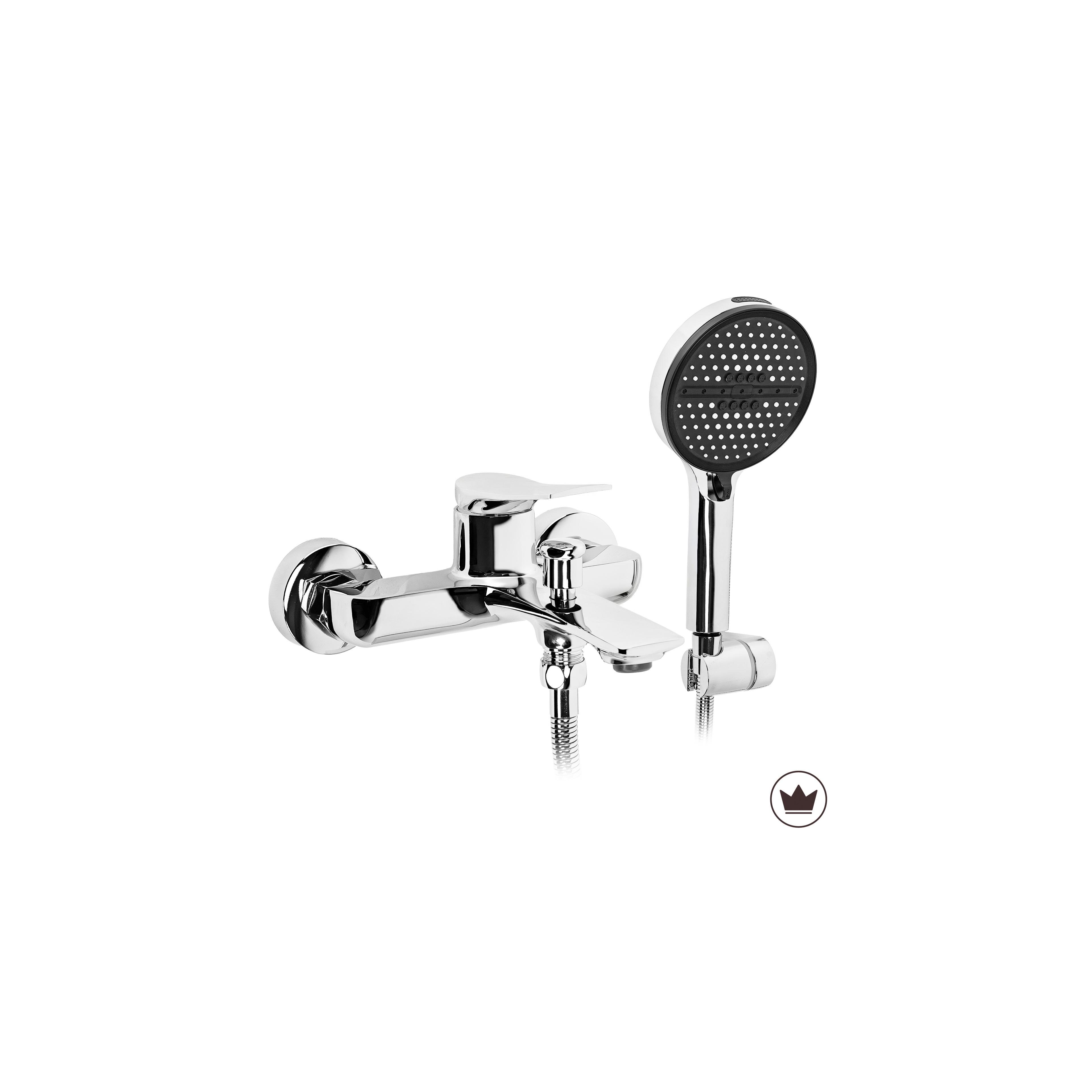 Badkarsblandare PREMIUM REA Vision Chrome