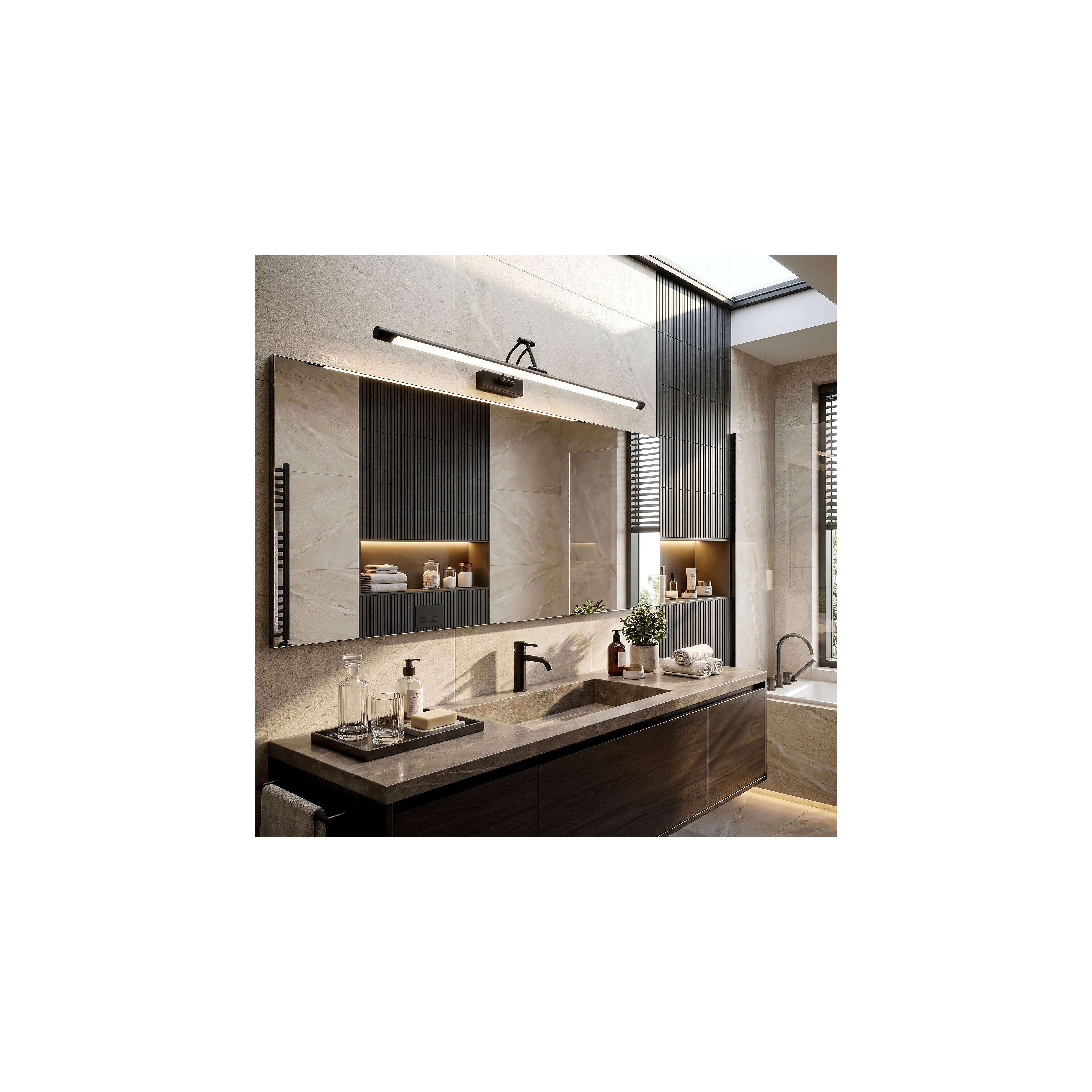Bad LED-Wandleuchte SWE027-1W 80cm Black