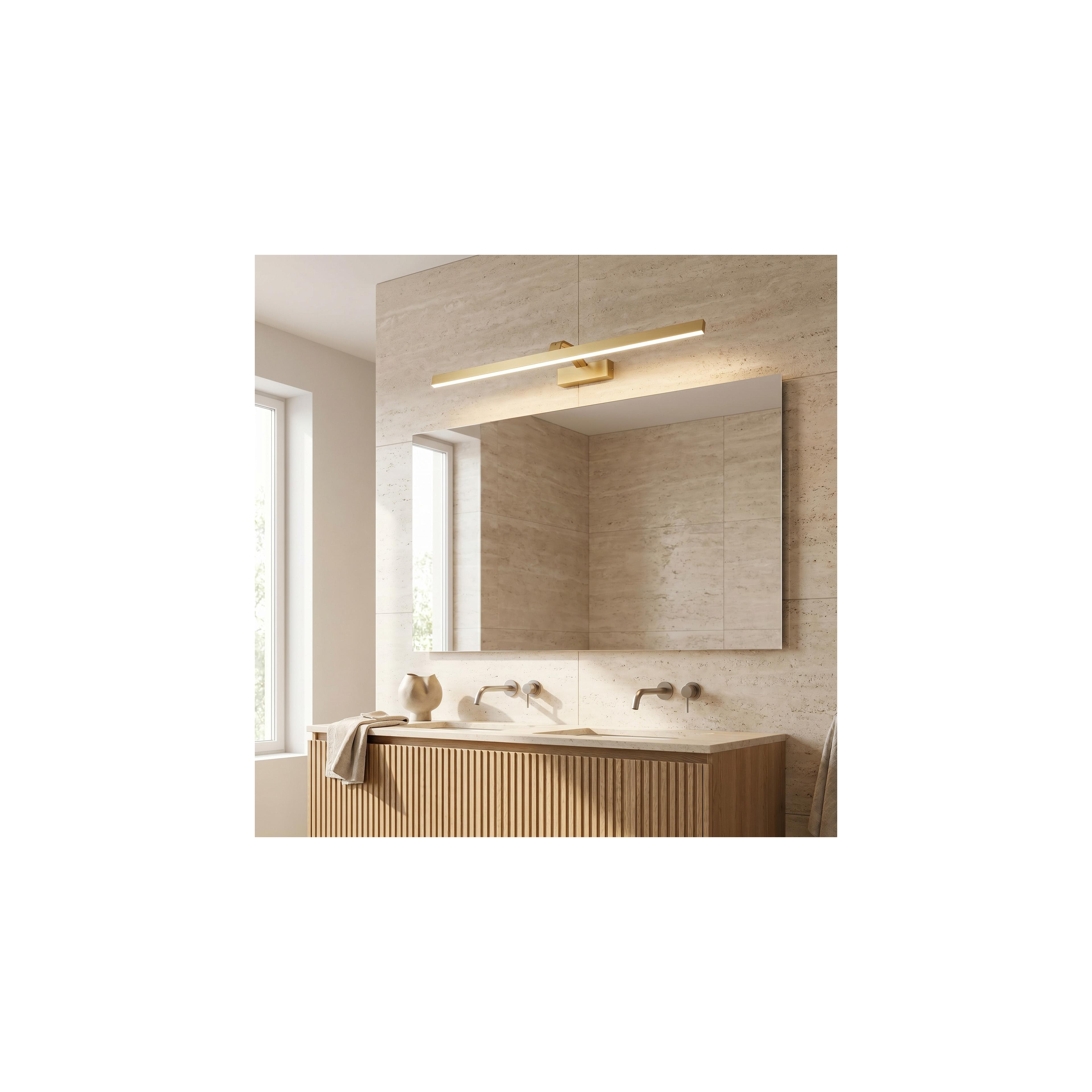 Kopalniška stenska LED svetilka SWE009-1W 73cm BRUSH GOLD