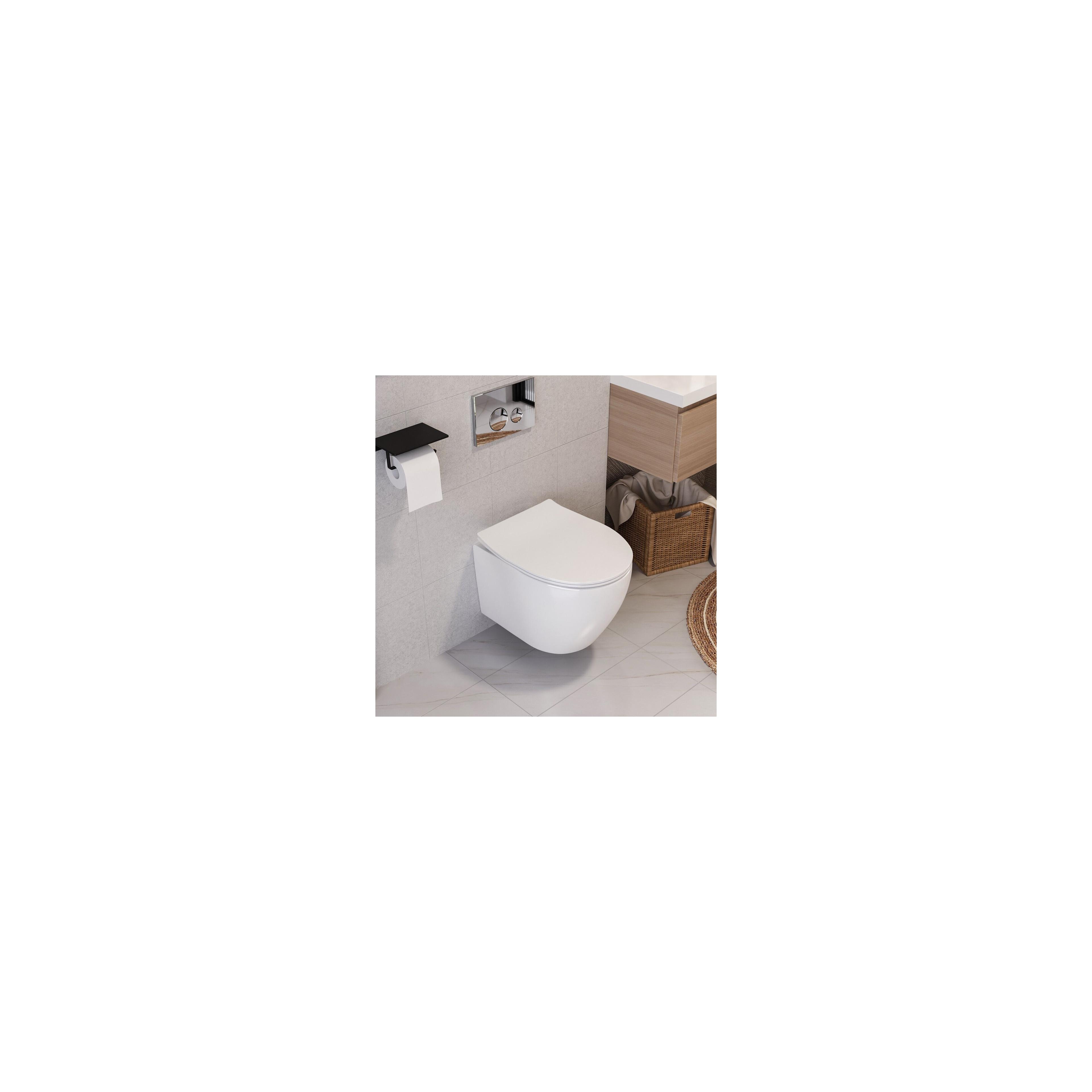 Komplekts: Carlo plakanais mini tualetes pods bez malas + Carlo Mini Bidet