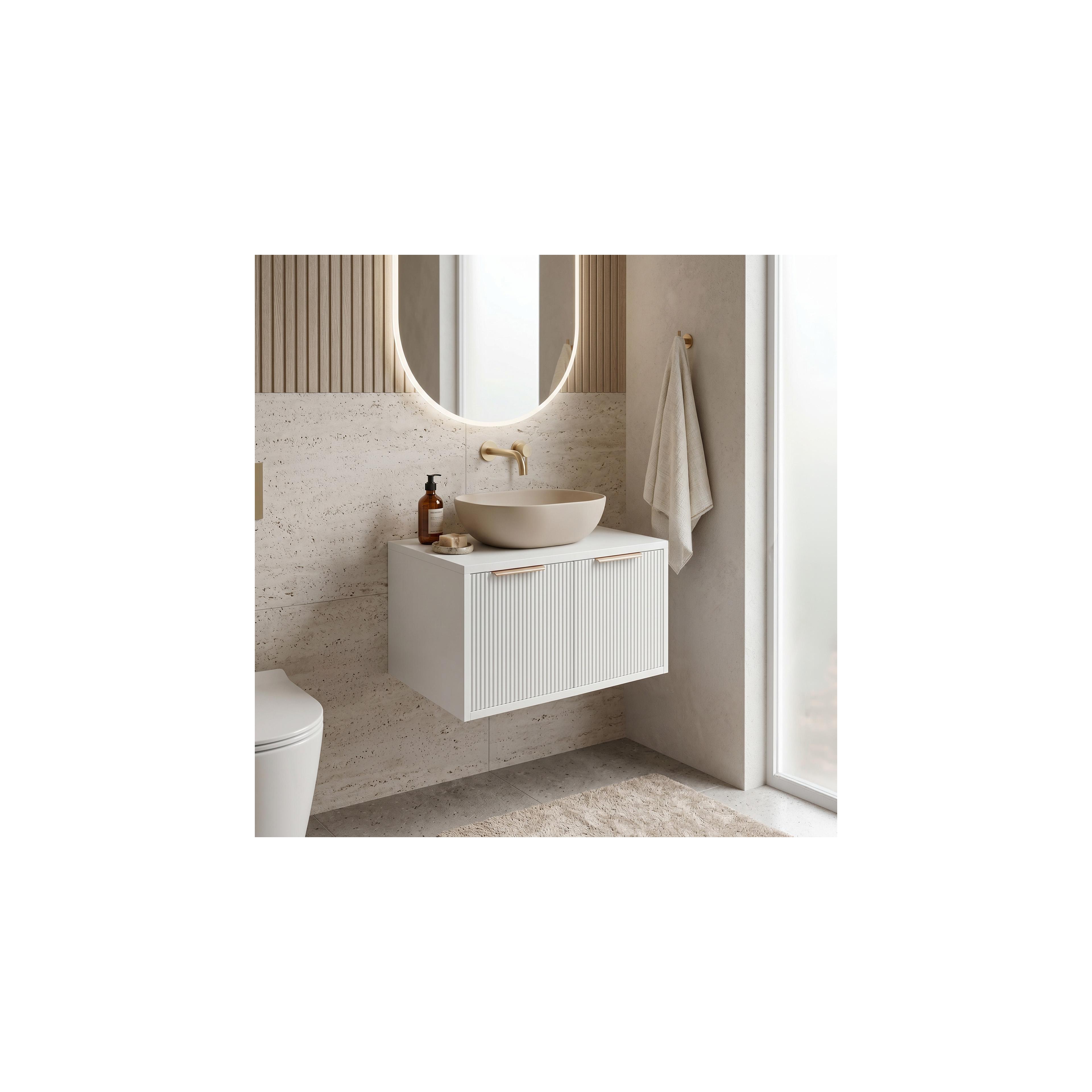 Bathroom vanity cabinet Rea Core 60cm White