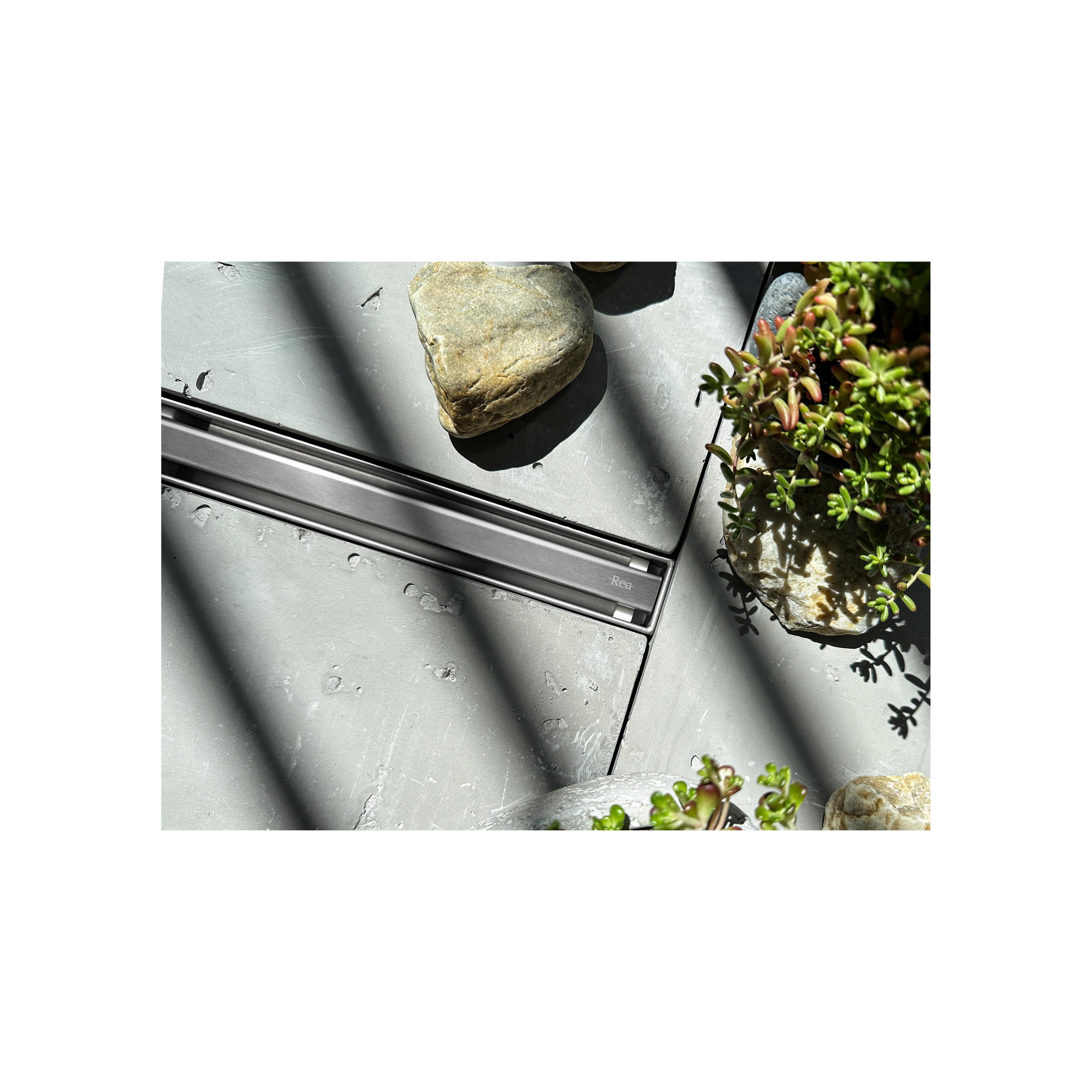 Drain linéaire REA Neox Slim pro NICKIEL BRUSH 50