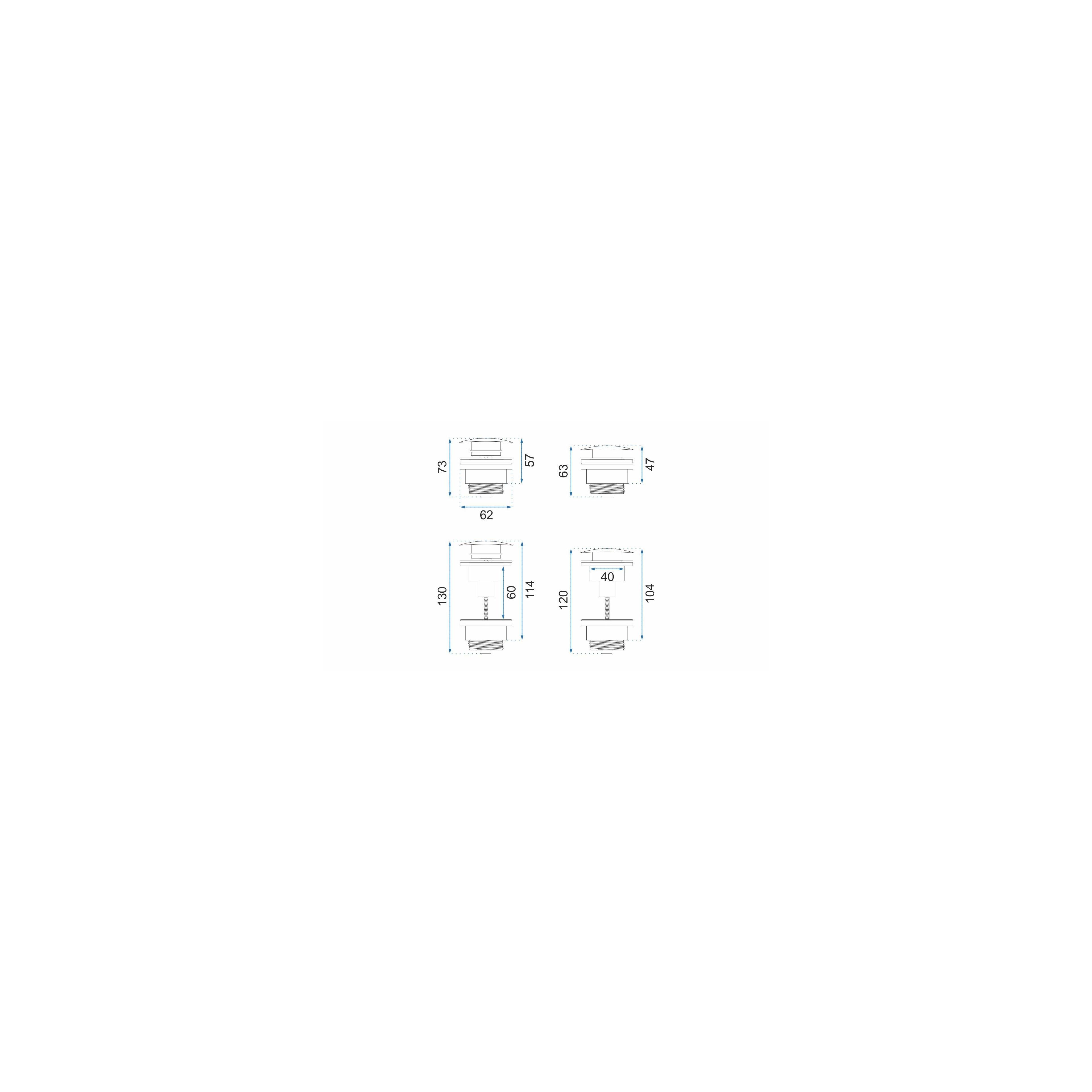 Siphon de lavabo REA Titan