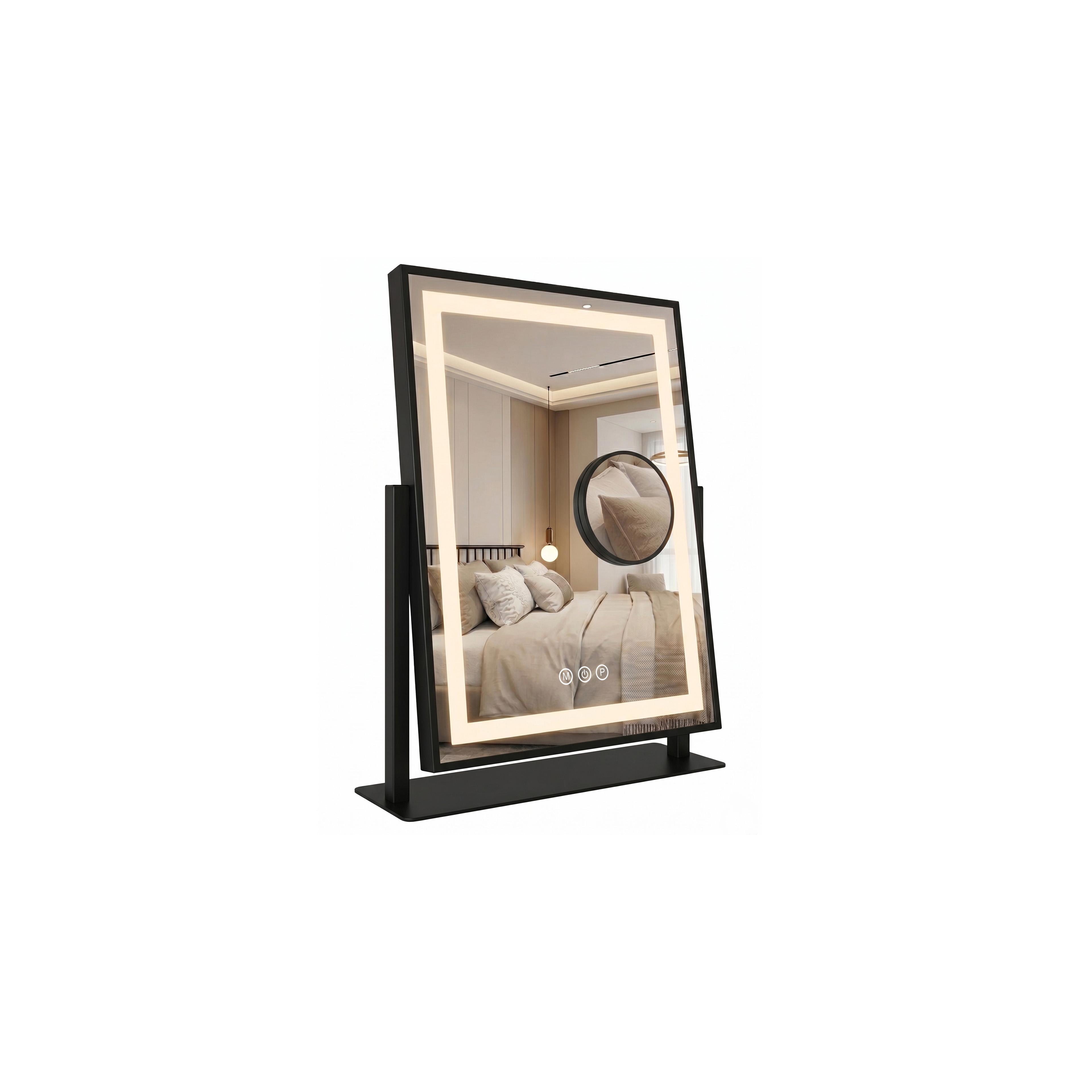 Lustro LED LUMI Black 30x40cm
