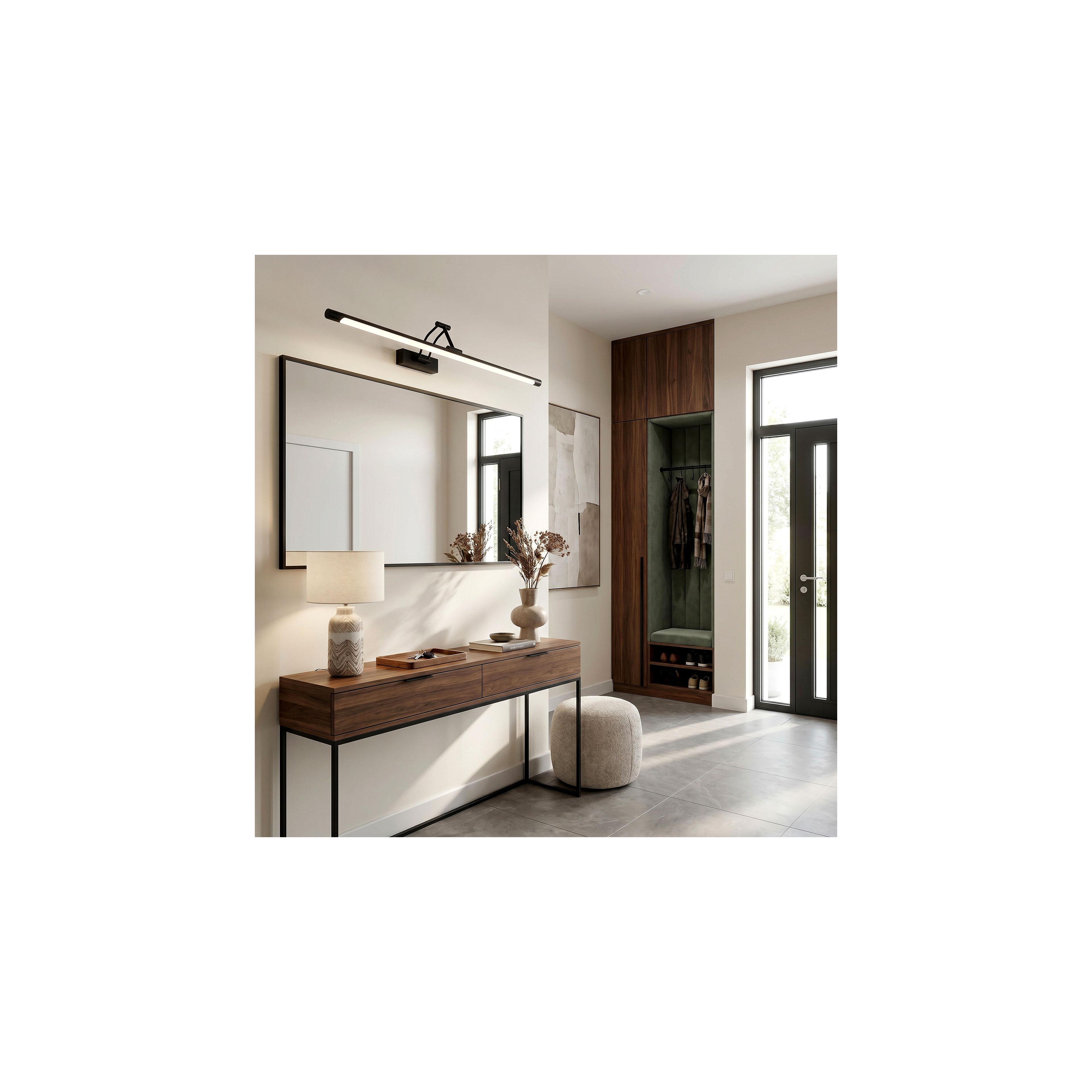 Bad LED-Wandleuchte SWE027-1W 80cm Black