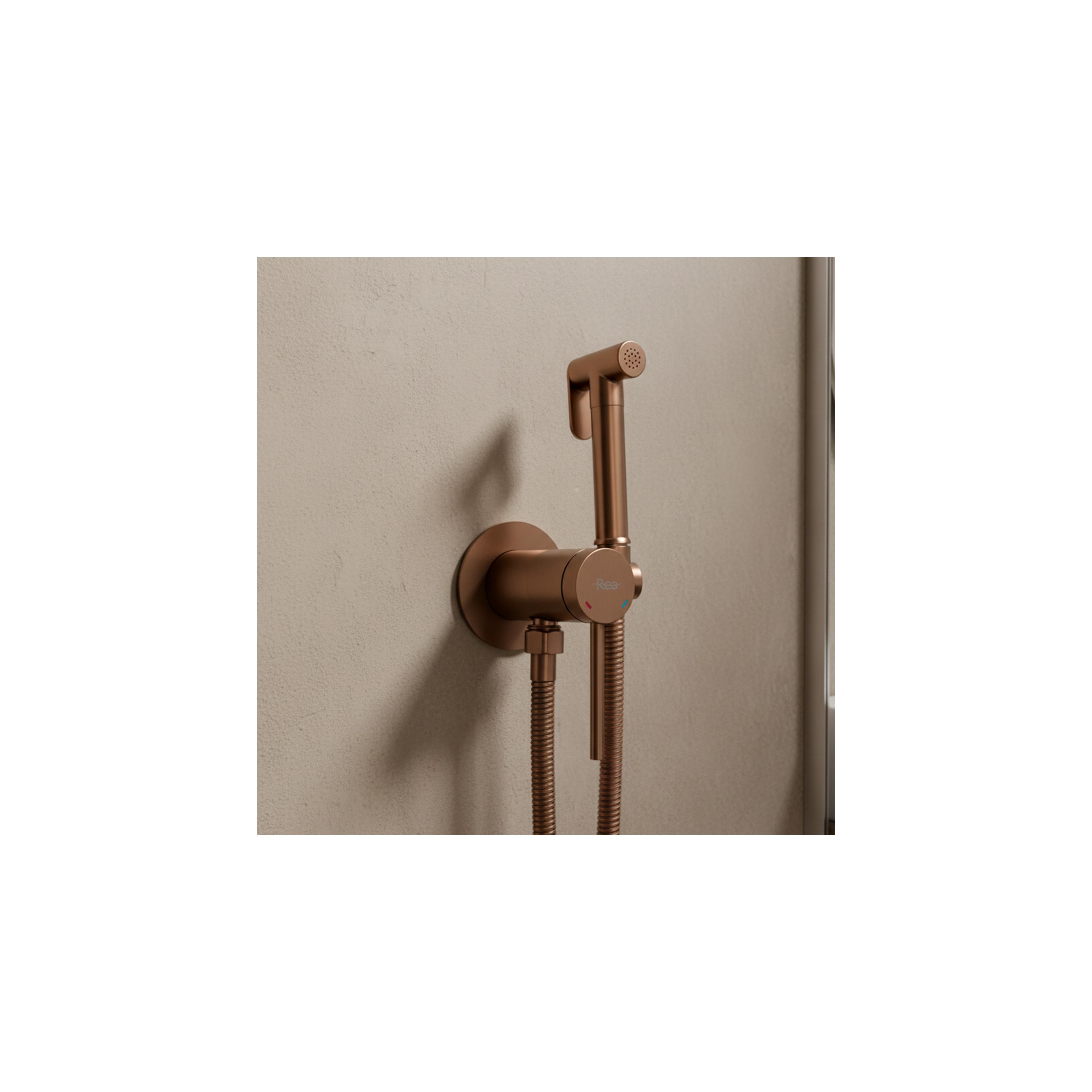 REA  Bidet baterija Foss Clif Brush Copper