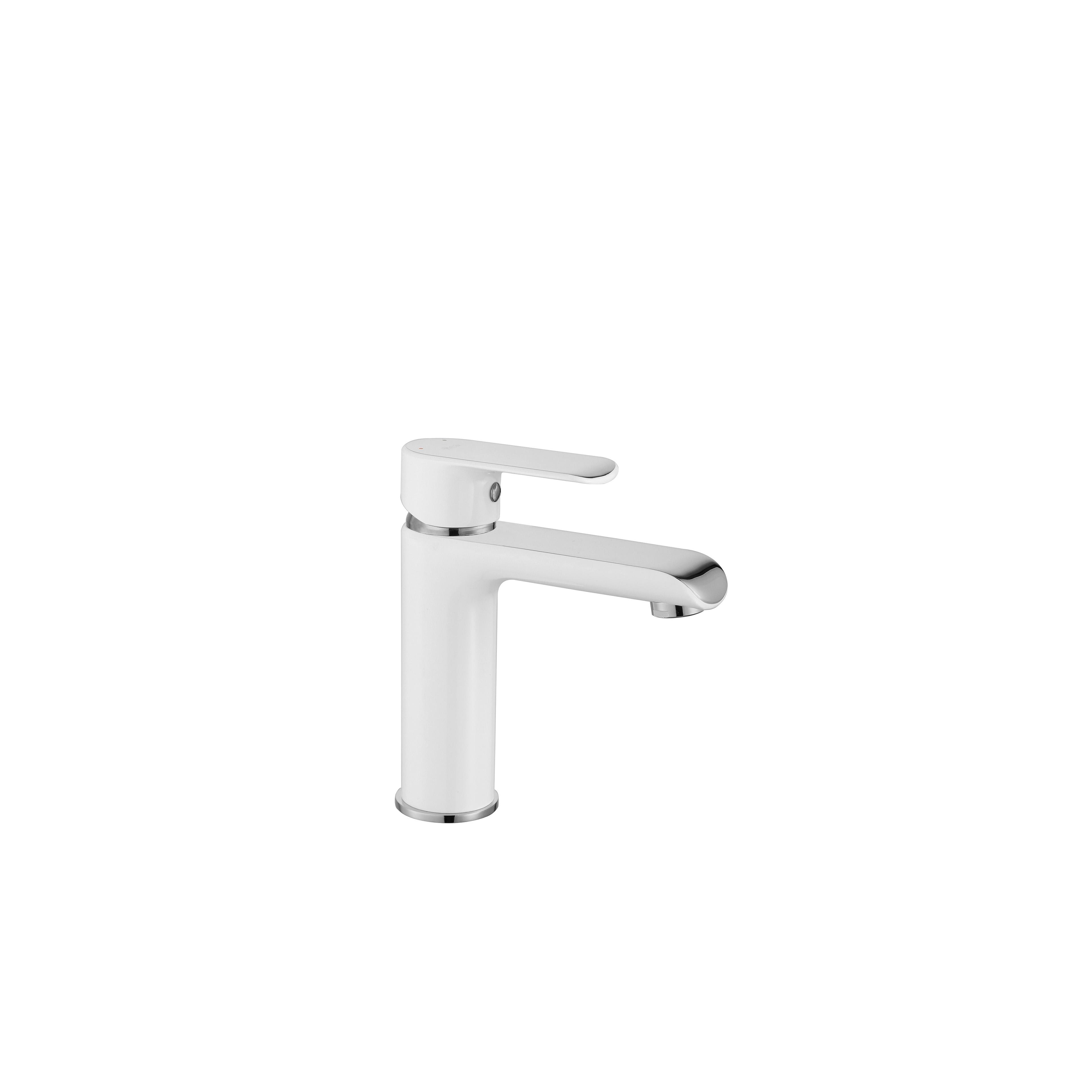 Baterie pentru baie REA Bloom White Chrom Low