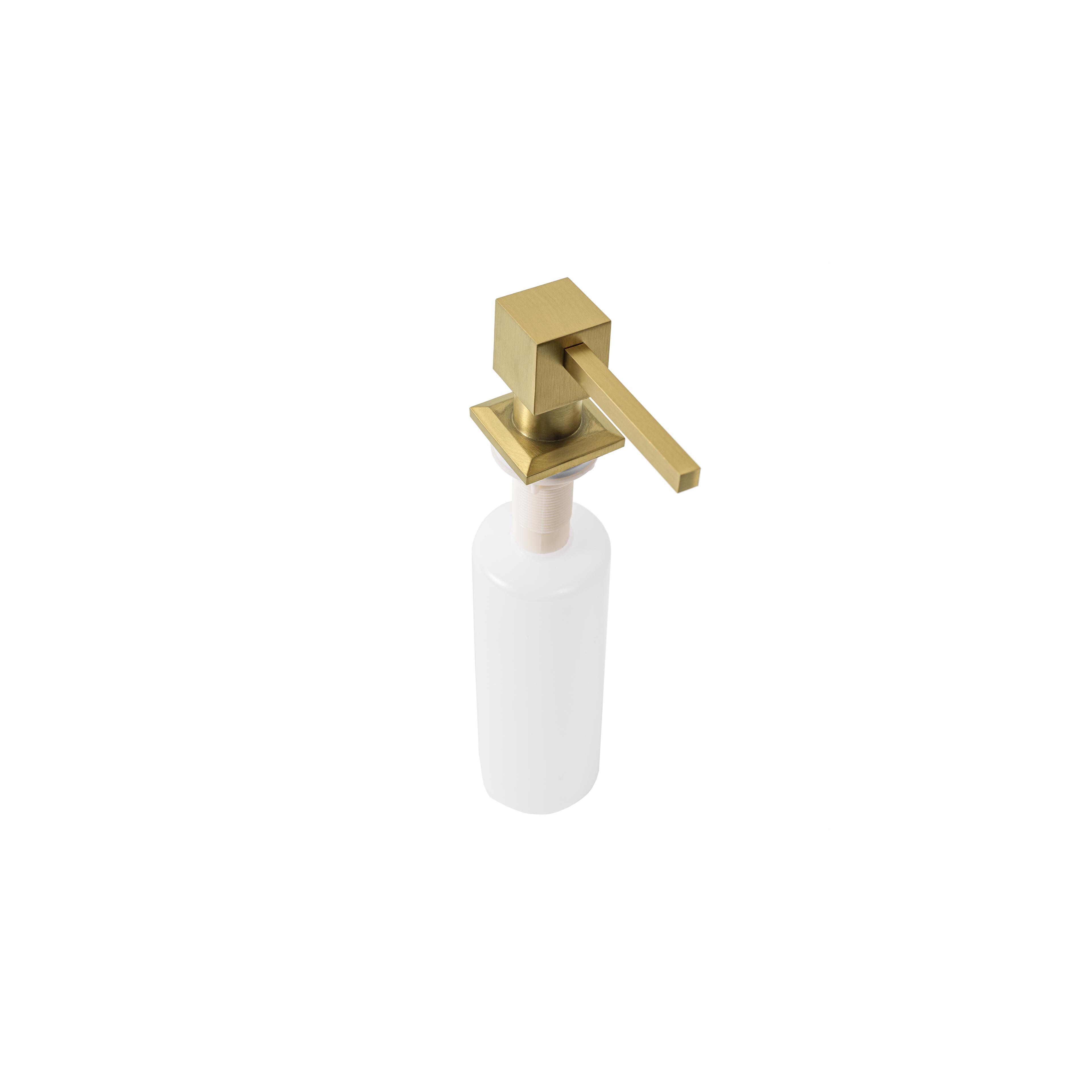 Distributeur de savon Rea gold brush square
