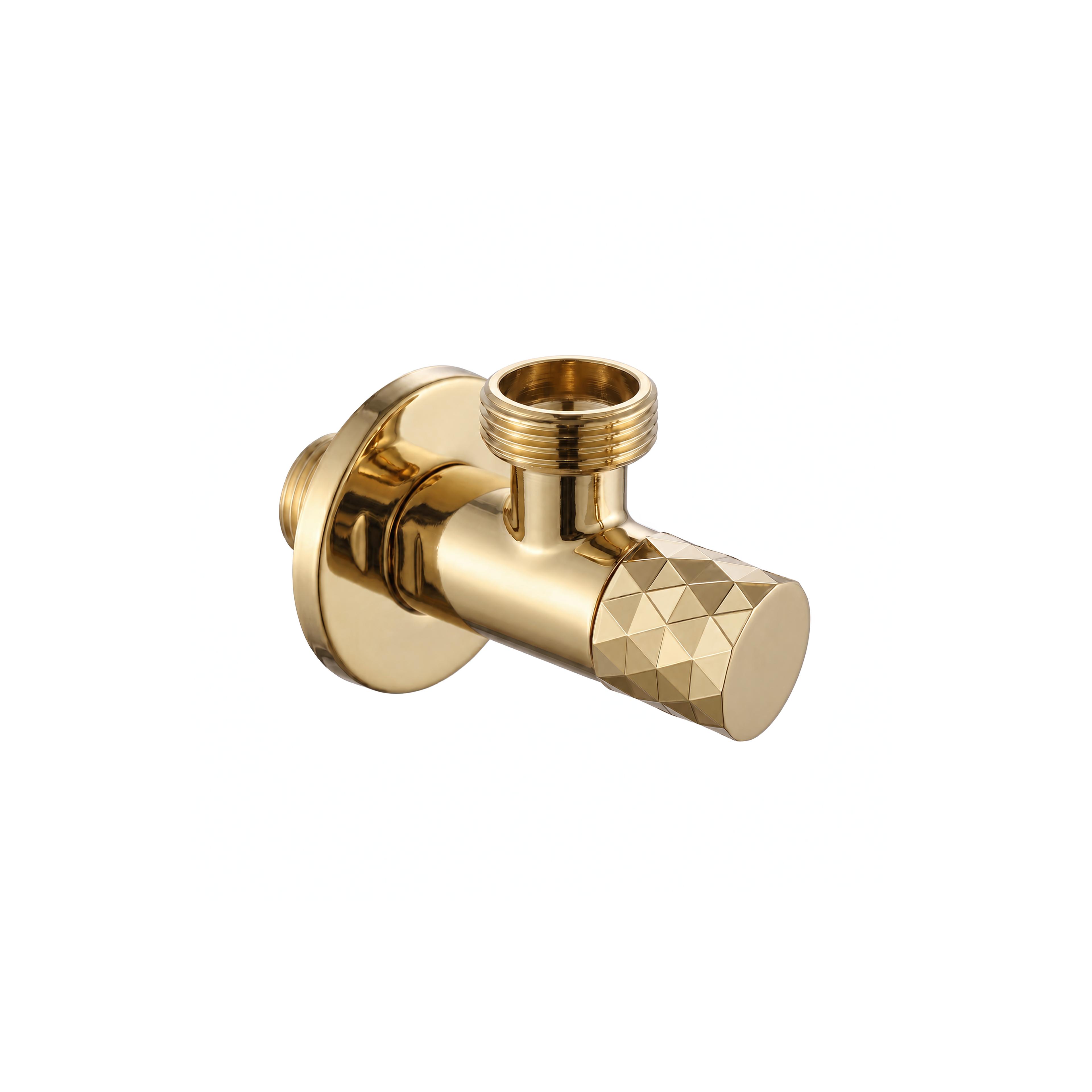 Zawór kątowy Diamond 03 1/2" x 3/4" Złoty