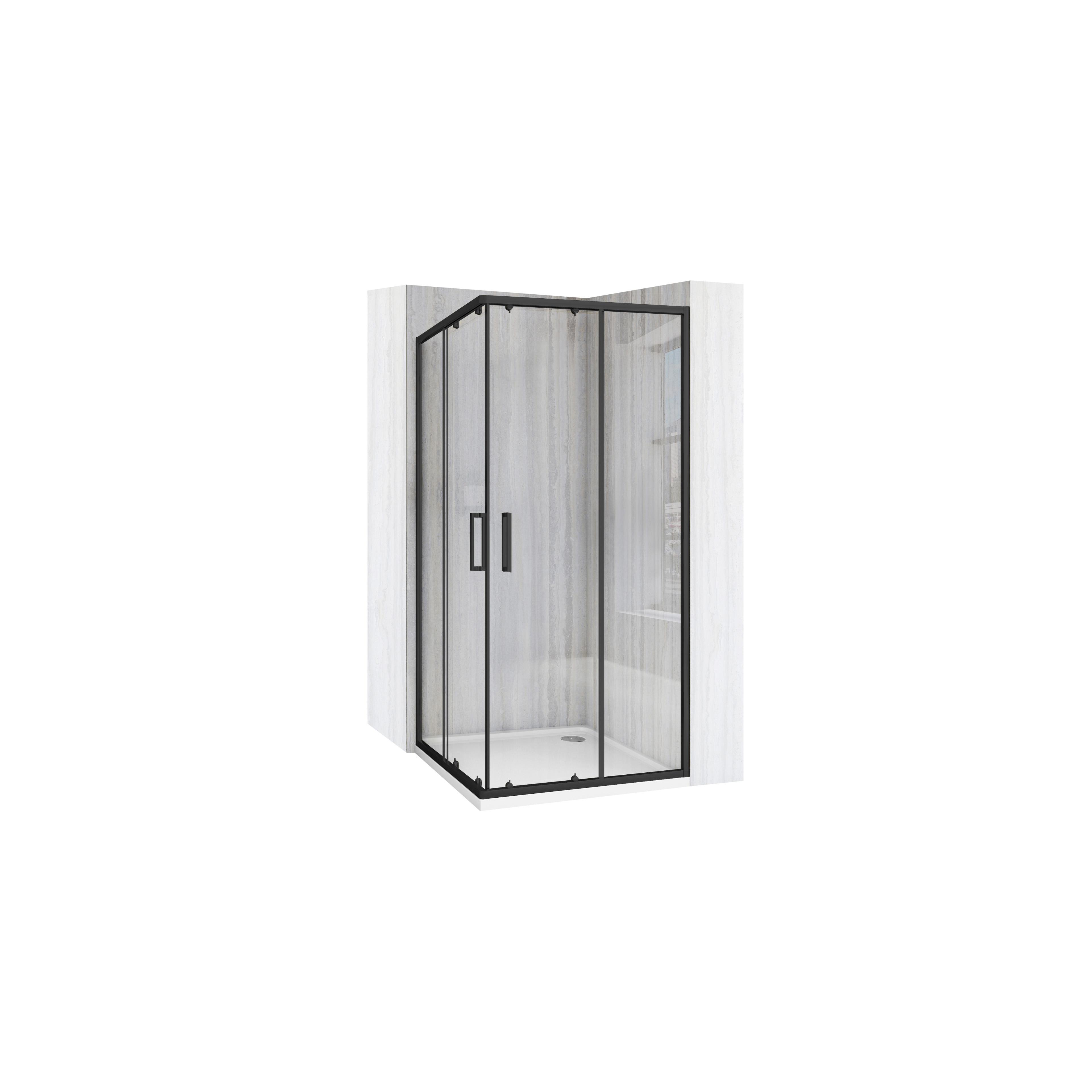 Cabina de la ducha Rea City 80x80 Black