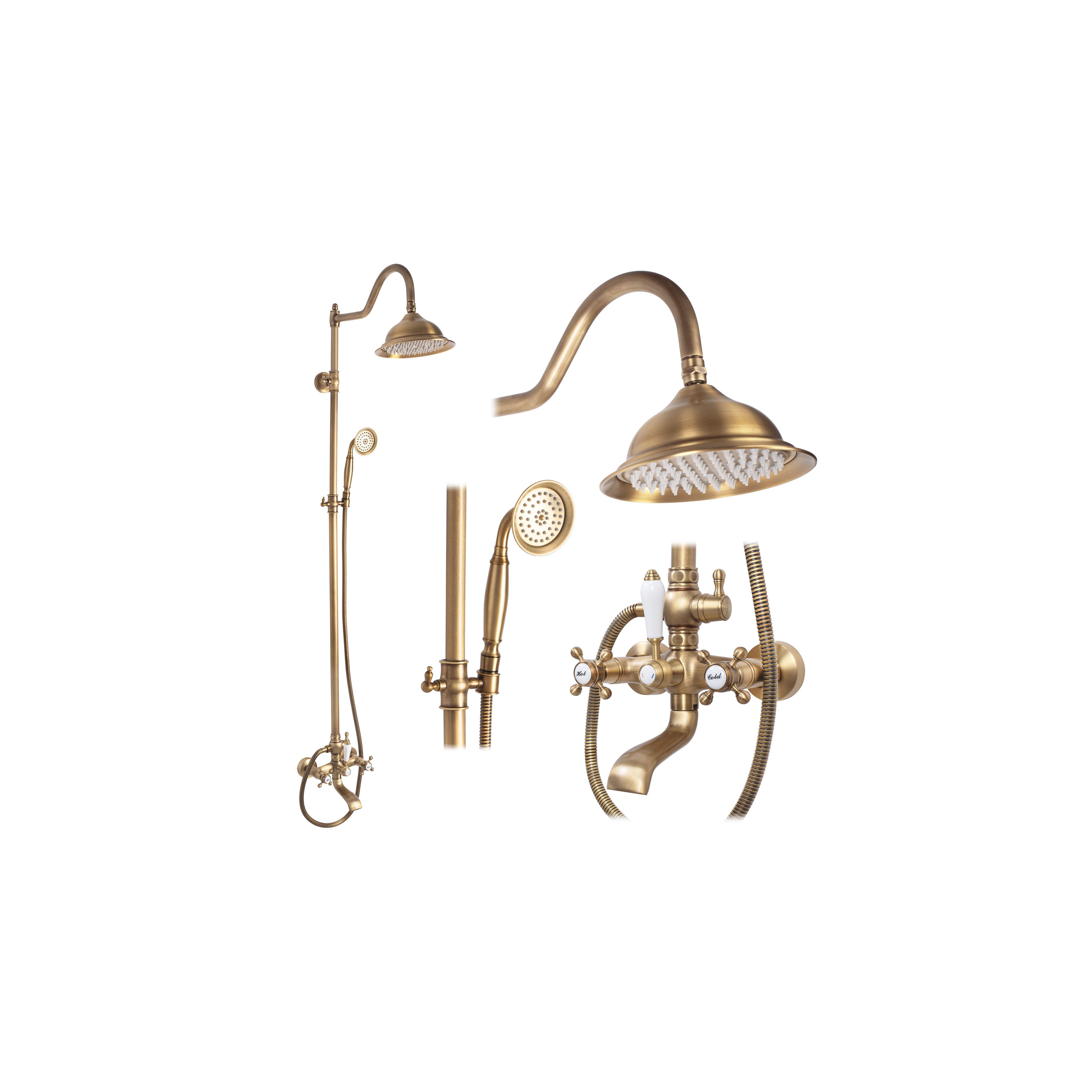 dušas komplekts REA BERGAMO antique bronze