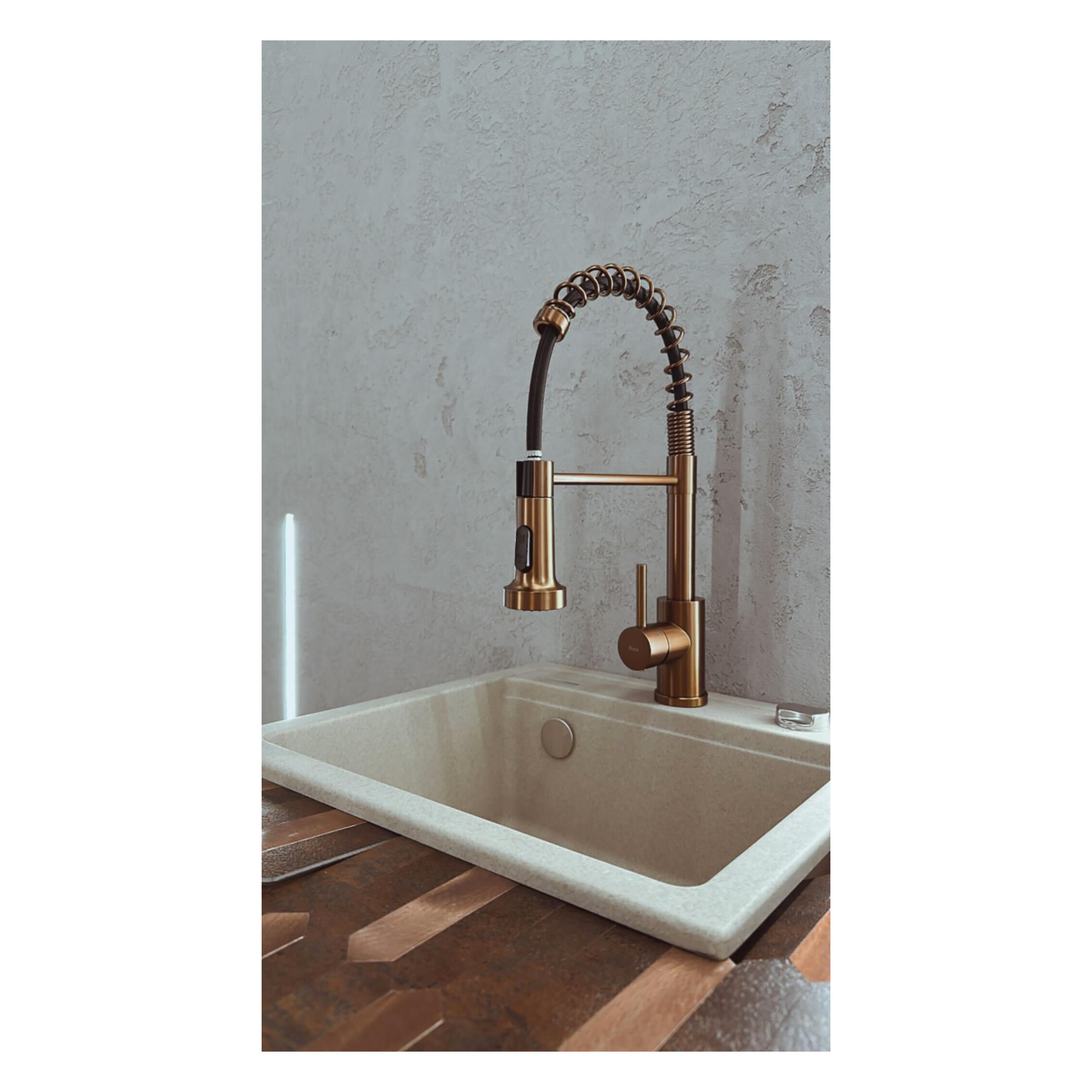 Torneira de cozinha REA Colin Brush Copper