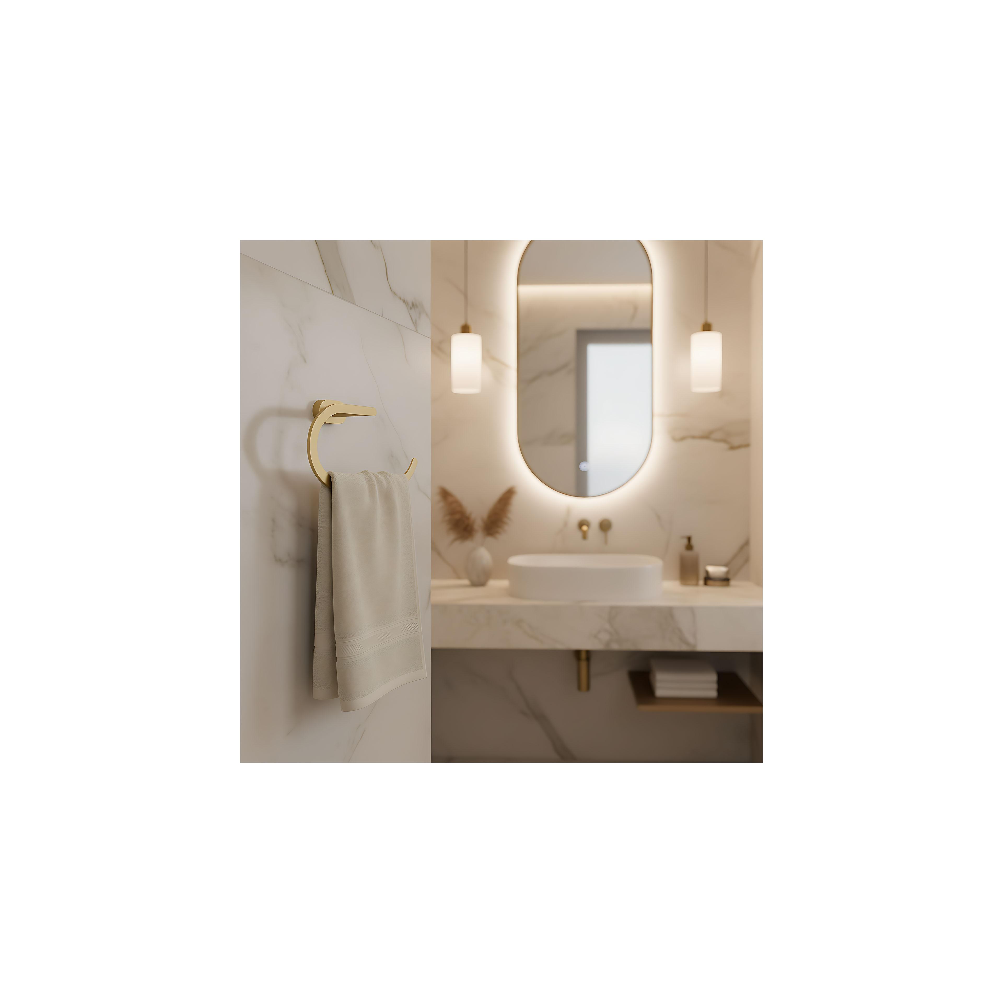 Porte-serviette Ring 110 Til Brush Gold