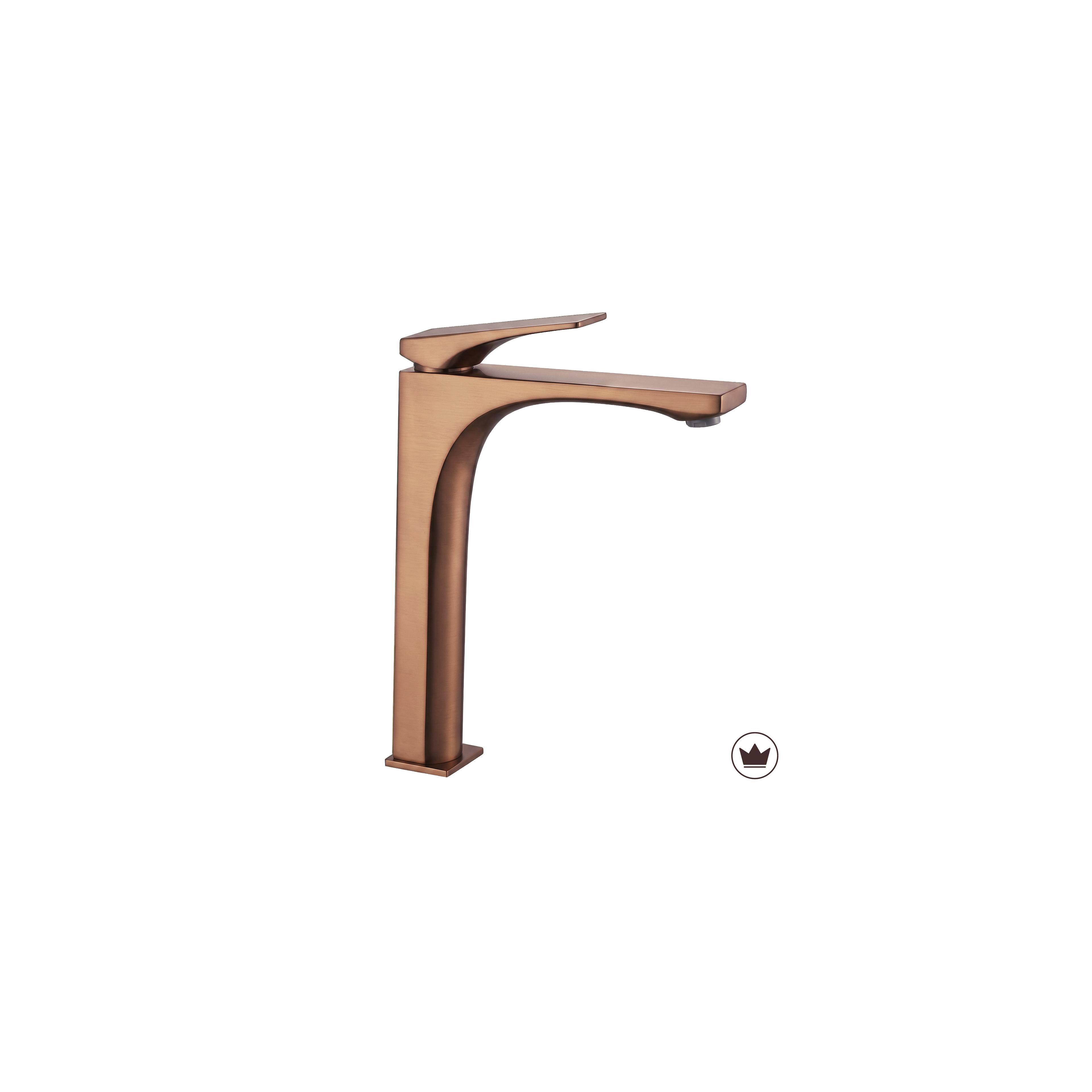 Bathroom faucet PREMIUM Rea Joe Brush Copper High