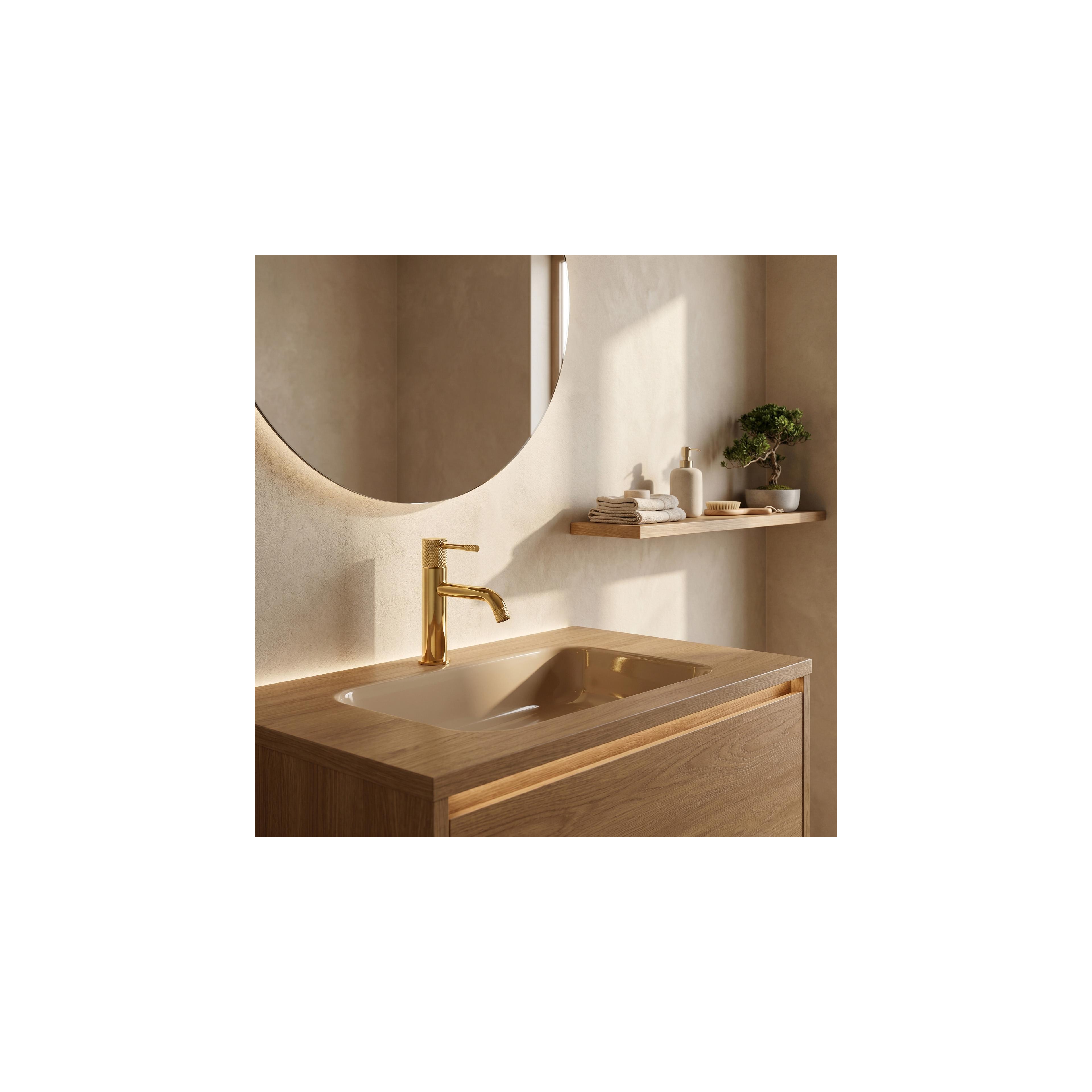 Bathroom faucet Rea Venti Gold Low