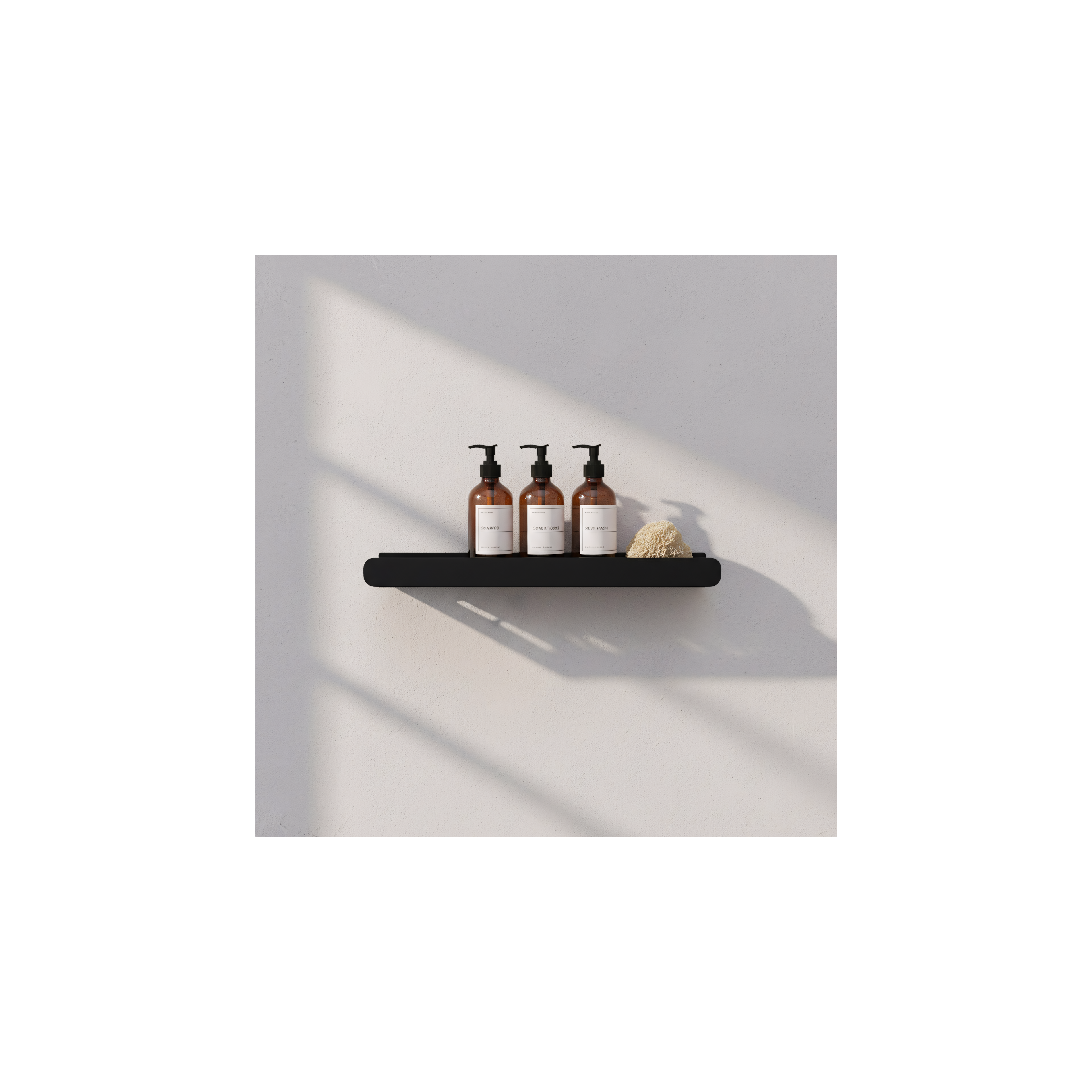 Etagère de salle de bain SF03 60cm black matt