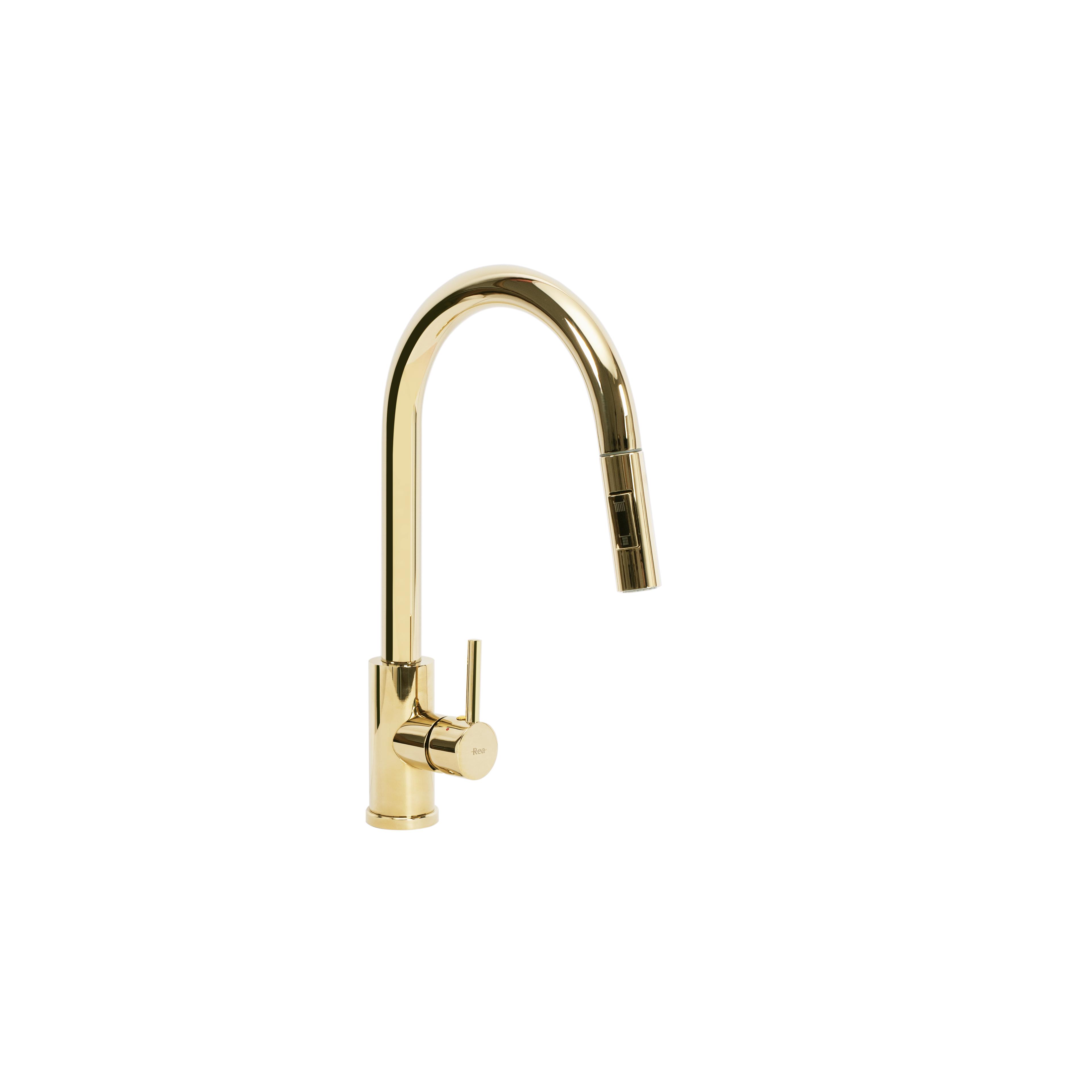 Maišytuvas virtuvės Rea Fresh  gold