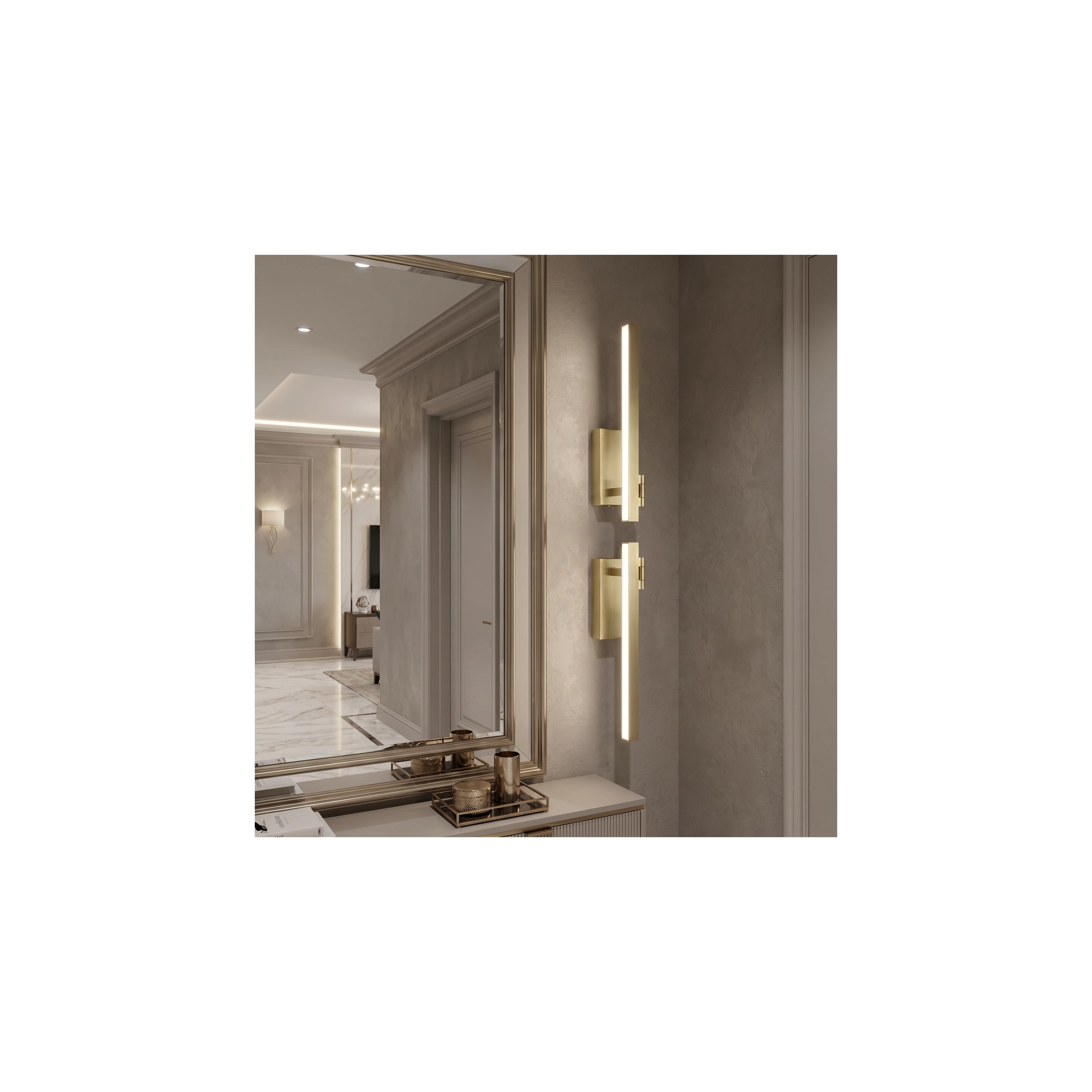 Vannitoa seina LED-valgusti SWE031-1W 40cm Brush Gold