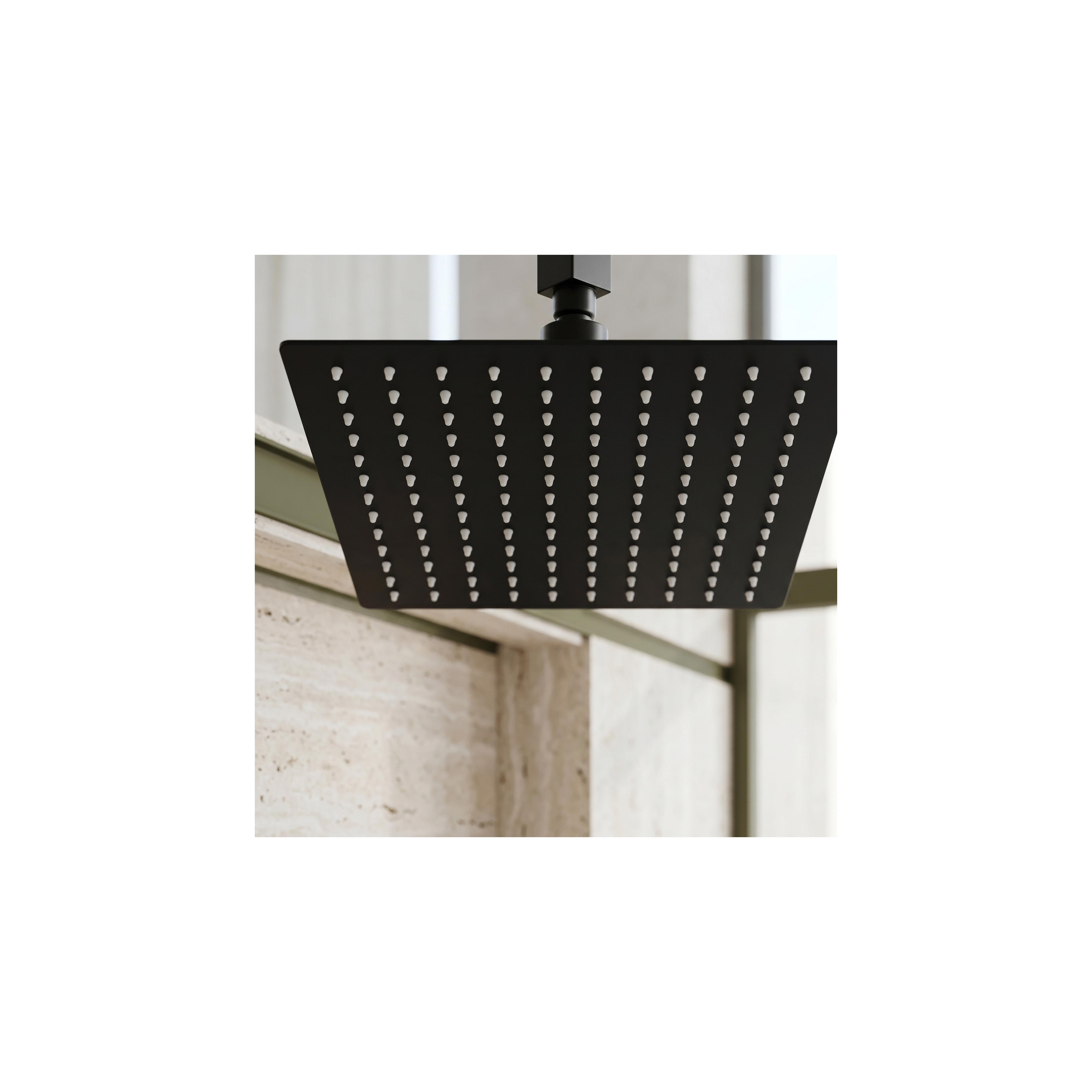 Quadratische Regendusche REA JS-P015B 30cm Black
