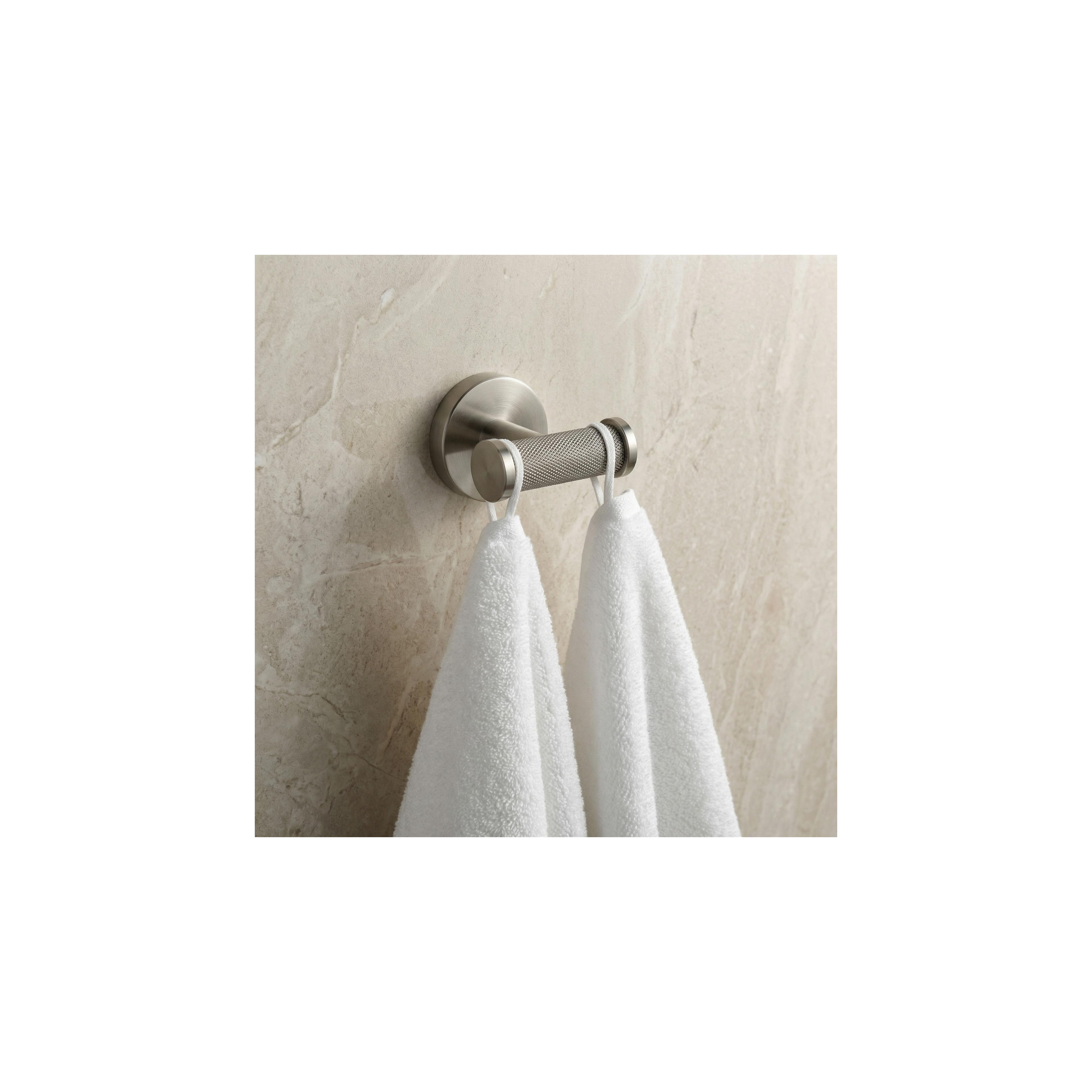 Double hanger 6612 Modern Brush Nickel