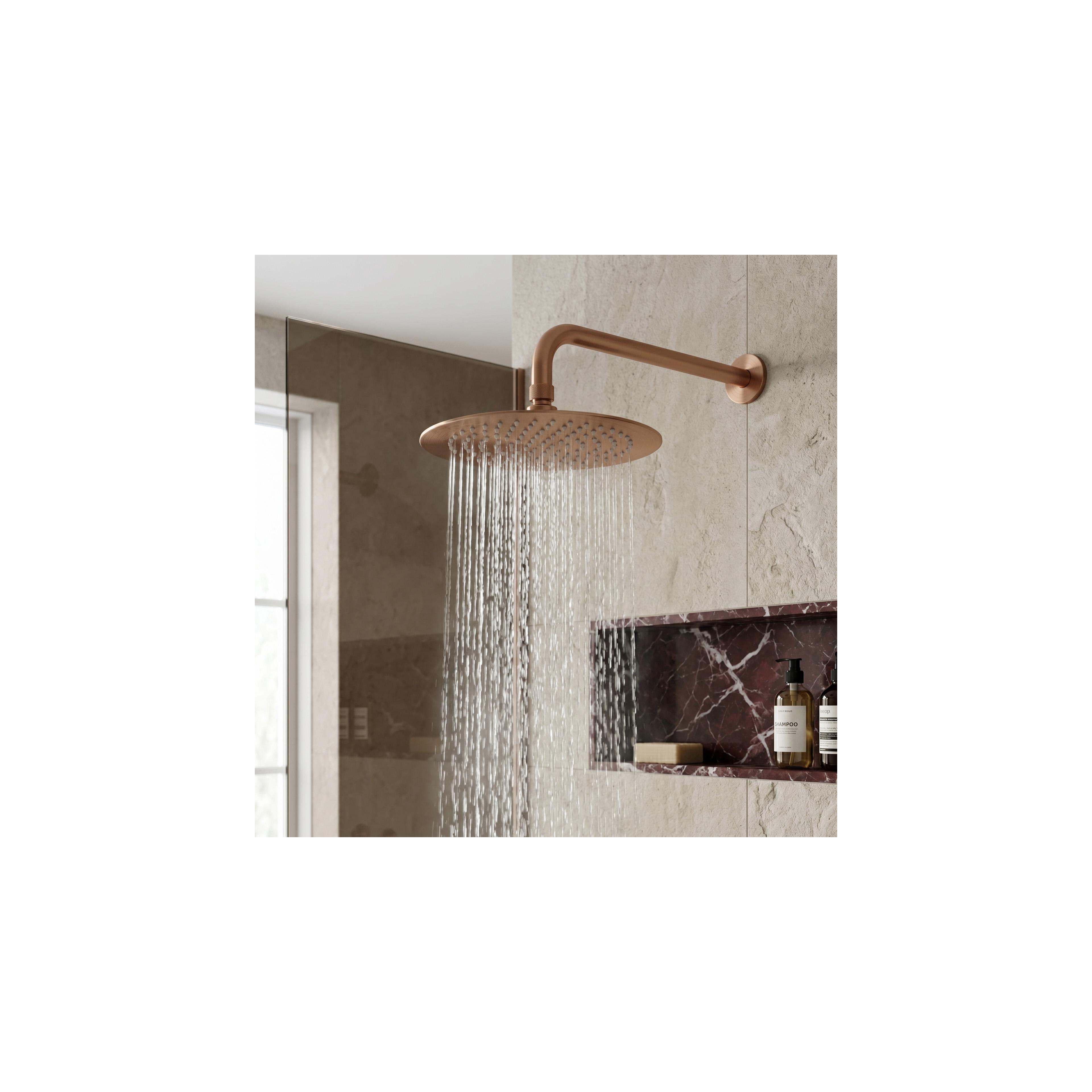 Runde Regendusche REA JS-P014BRG 25cm Brush Copper
