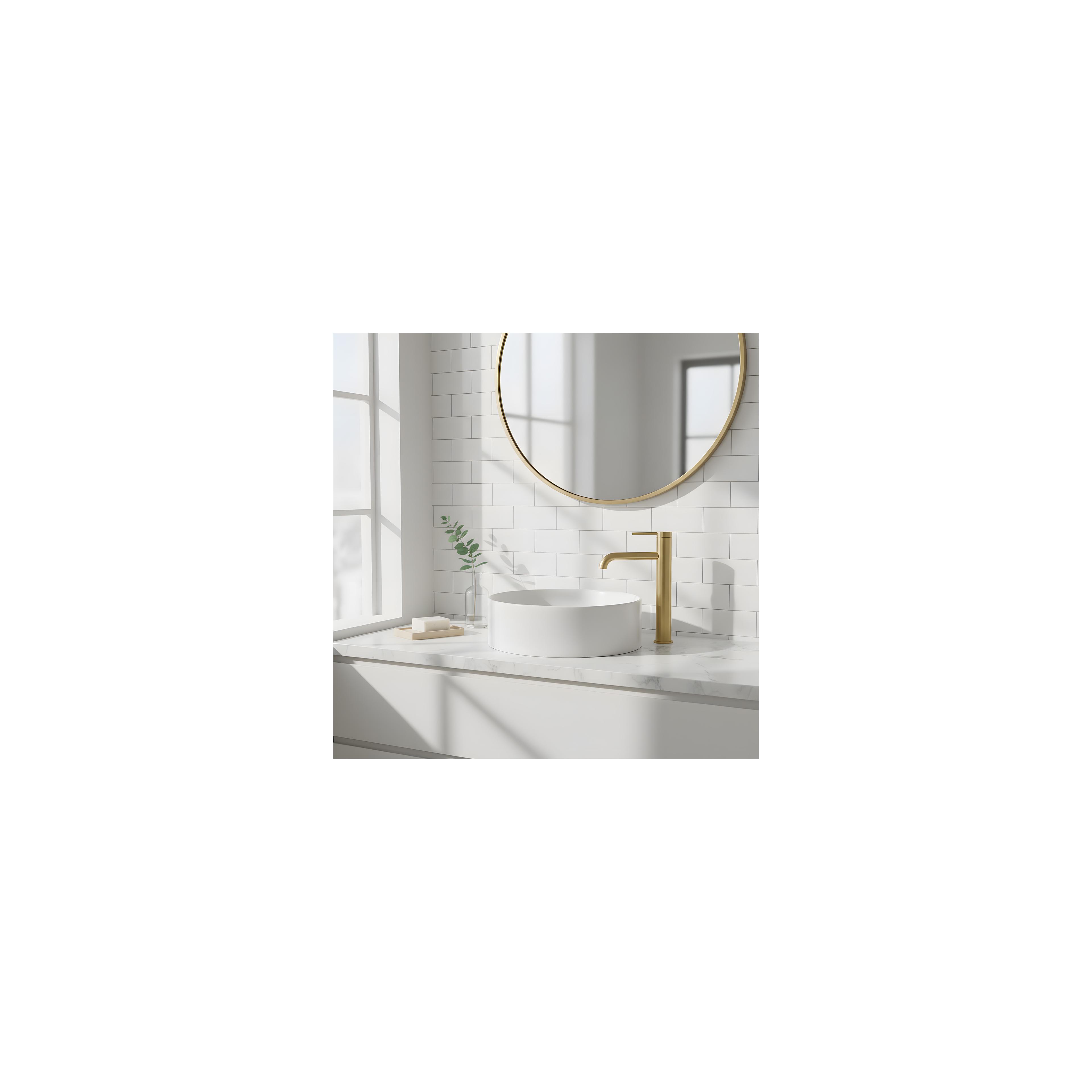 Robinet de lavabo Rea Spot Brush Gold High