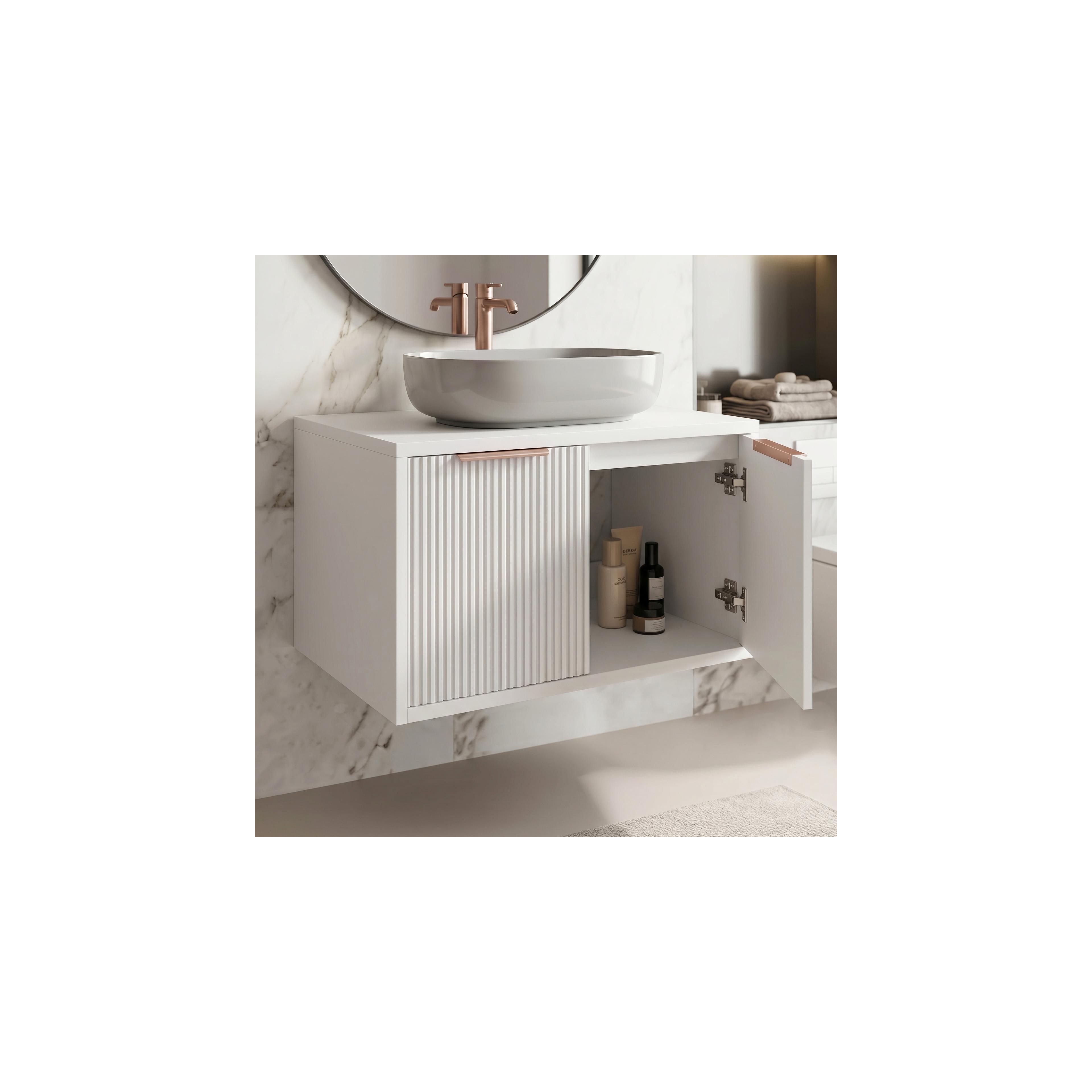 Bathroom vanity cabinet Rea Core 60cm White