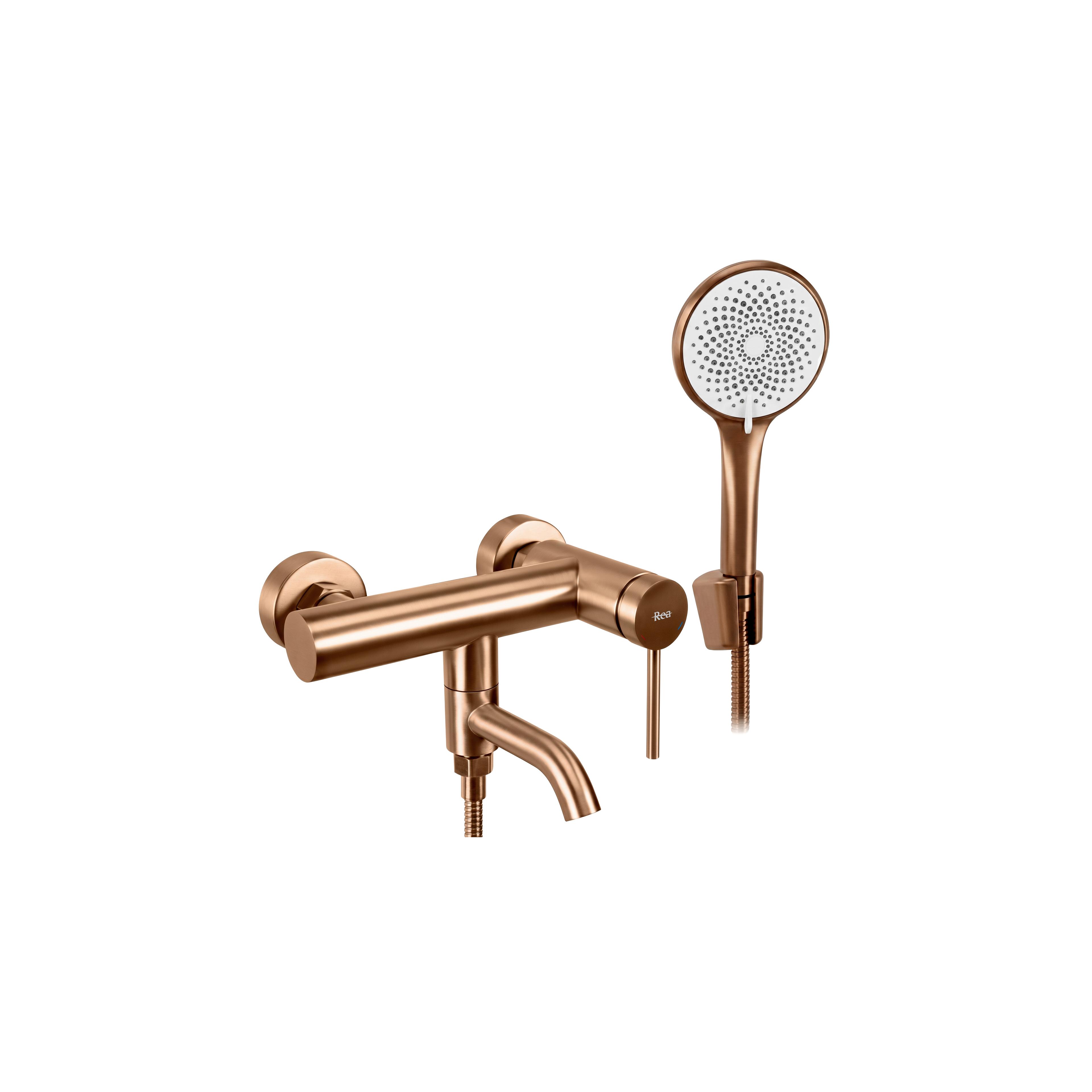 Смесител за вана Rea Clif Brushed Copper