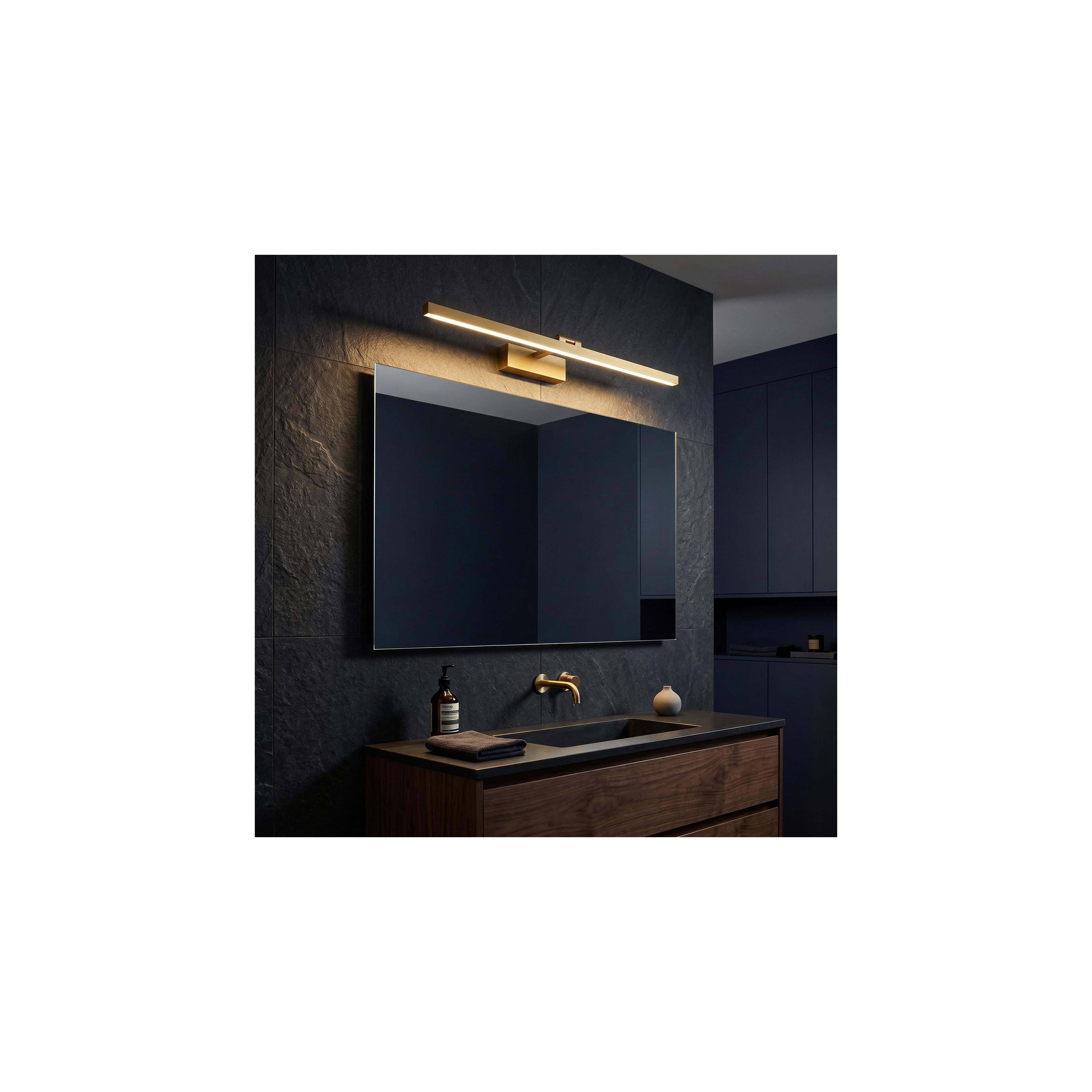 Bathroom LED wall sconce APP1865-1W 80 cm BRUSH GOLD