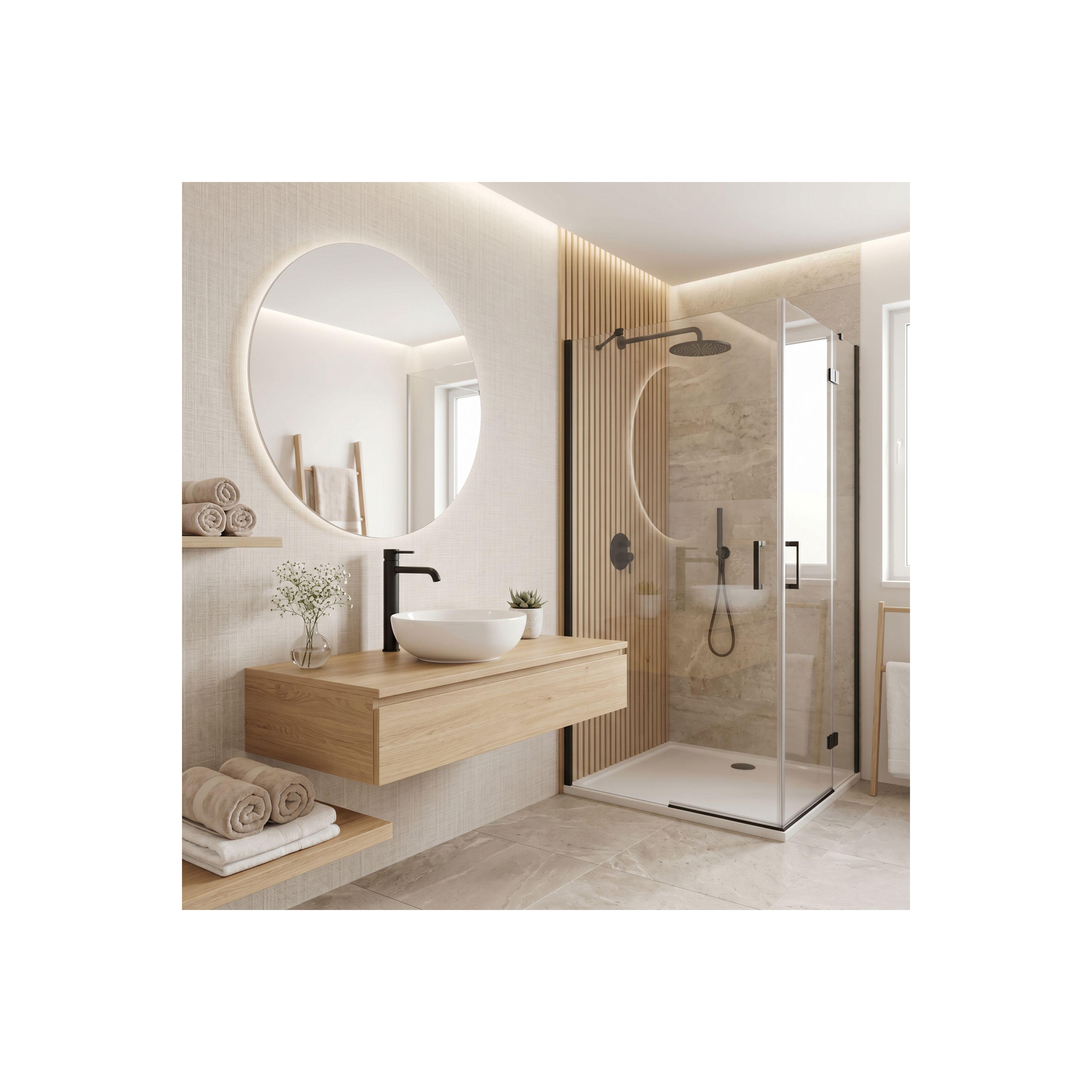 Waschbeckenarmatur Rea Rivo Black High