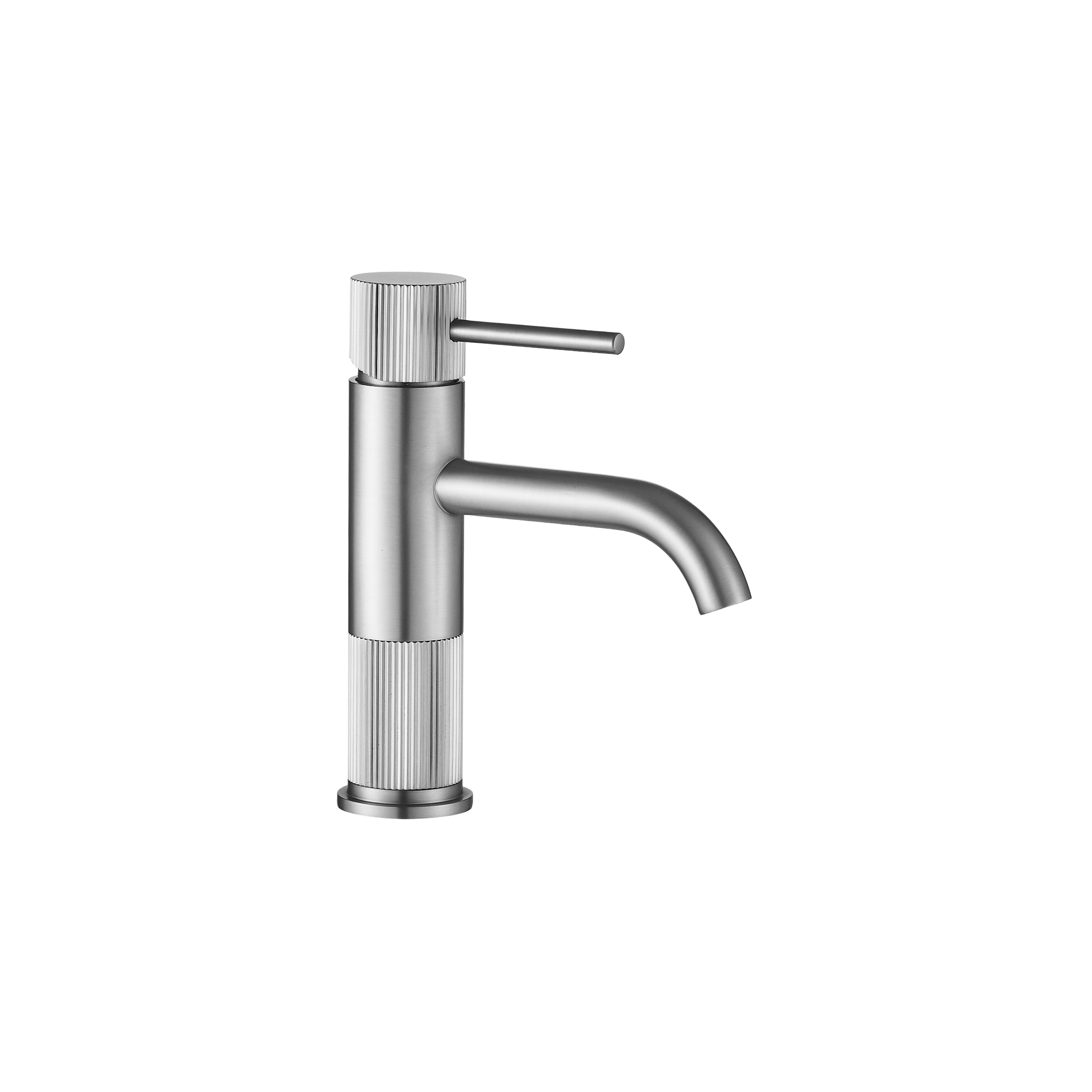 Baterie pentru baie Rea Lungo Stripe Brush Nickel Low