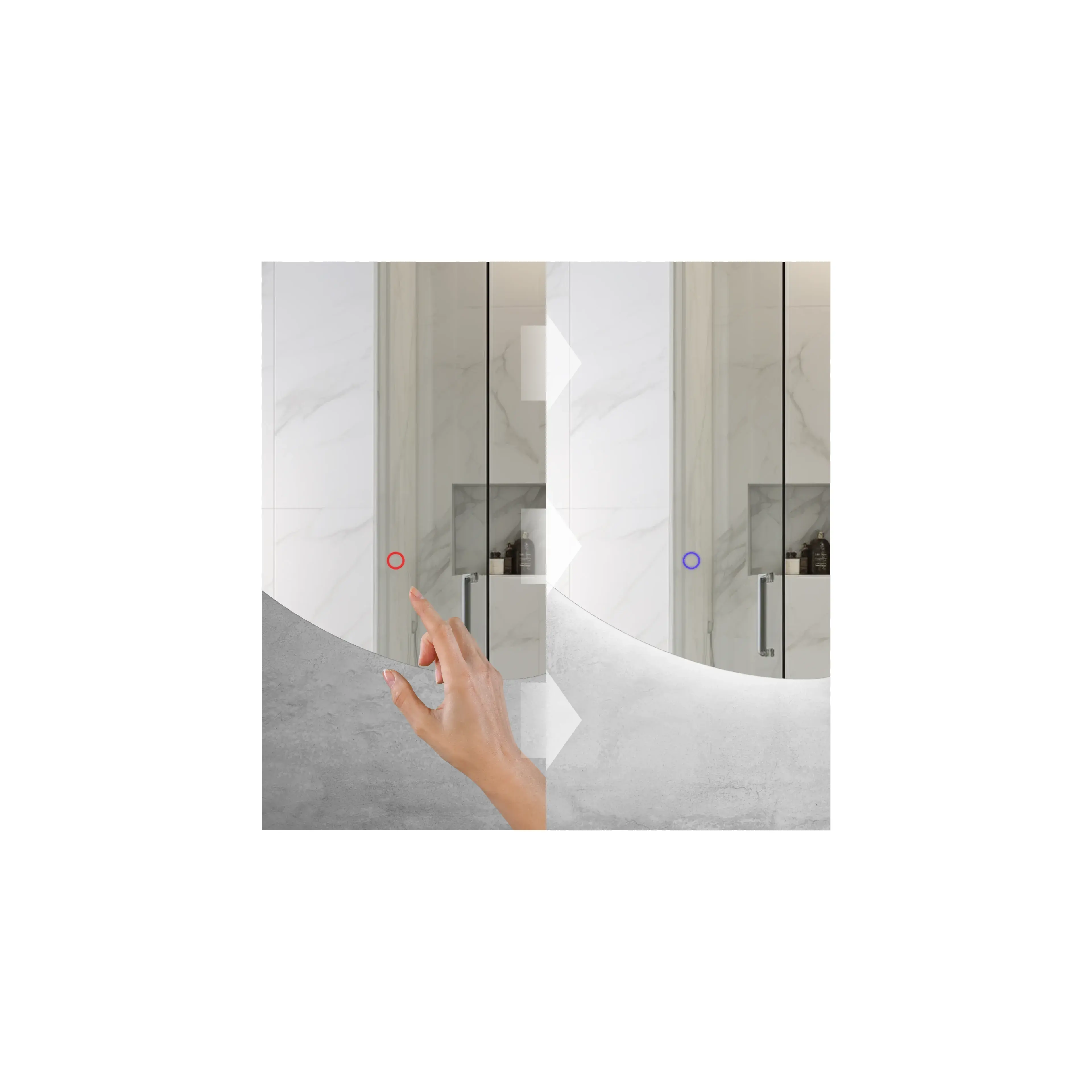 Miroir LED 120x60 YH-3360