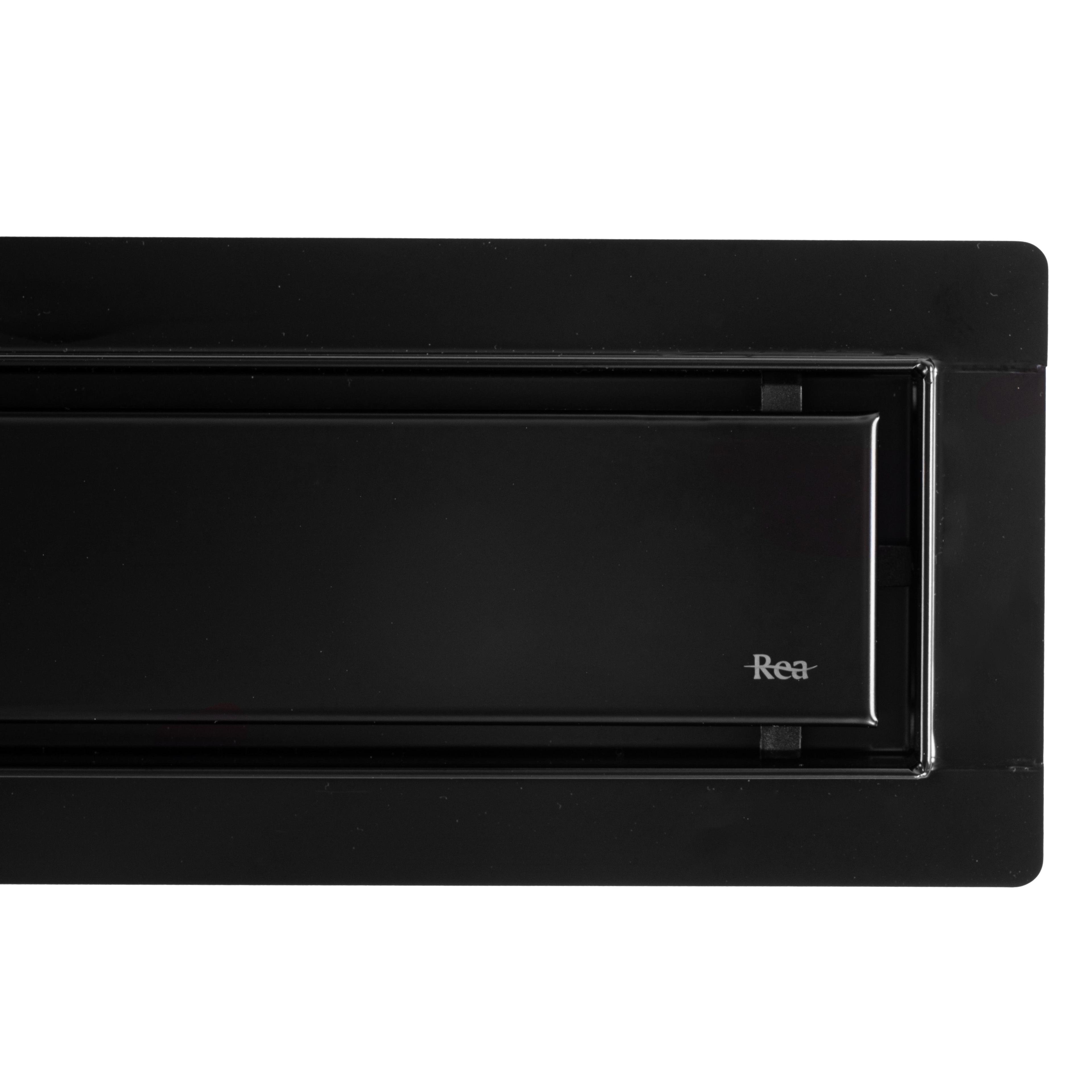 REA Neox Superflow Linear Drain Black 70