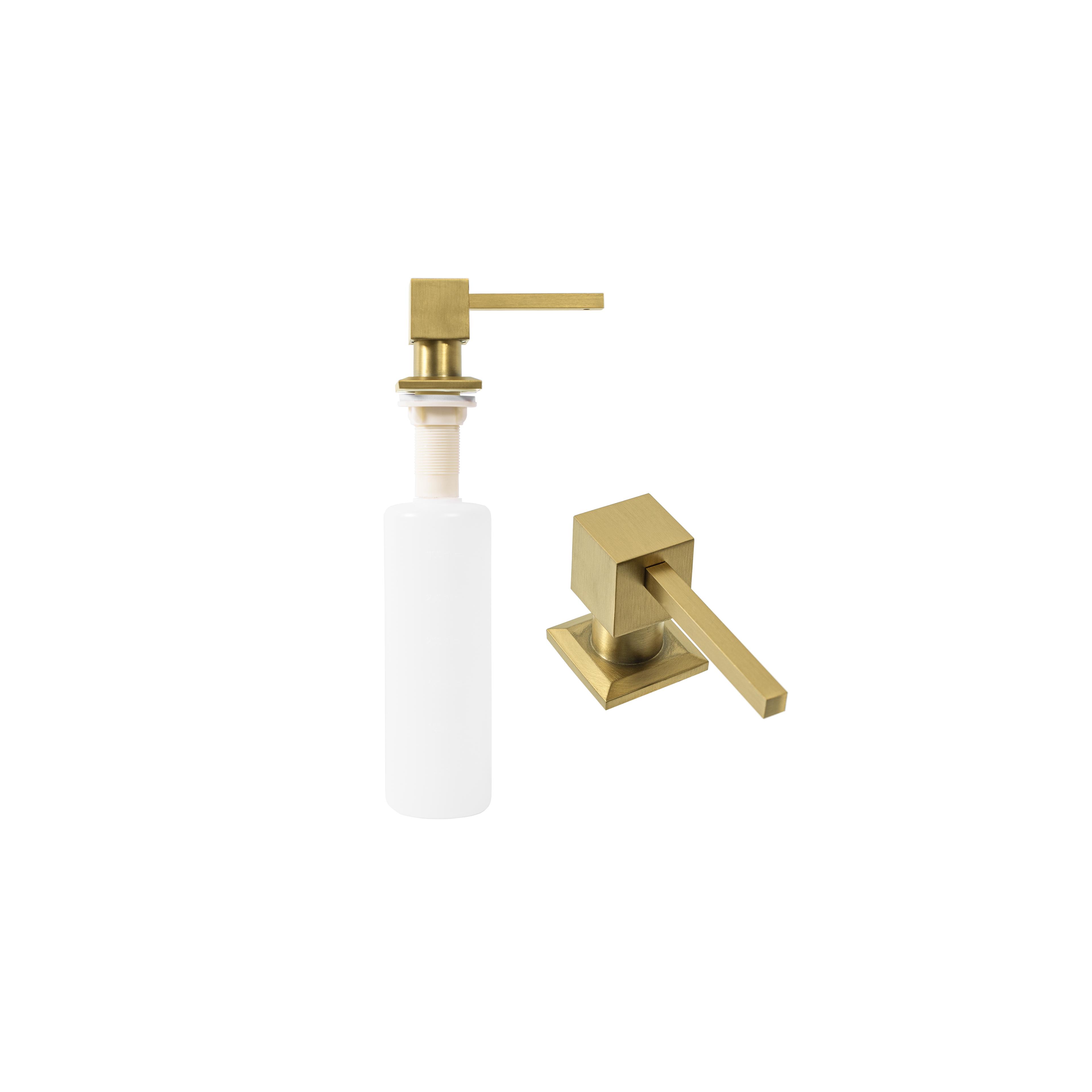 Distributeur de savon Rea gold brush square