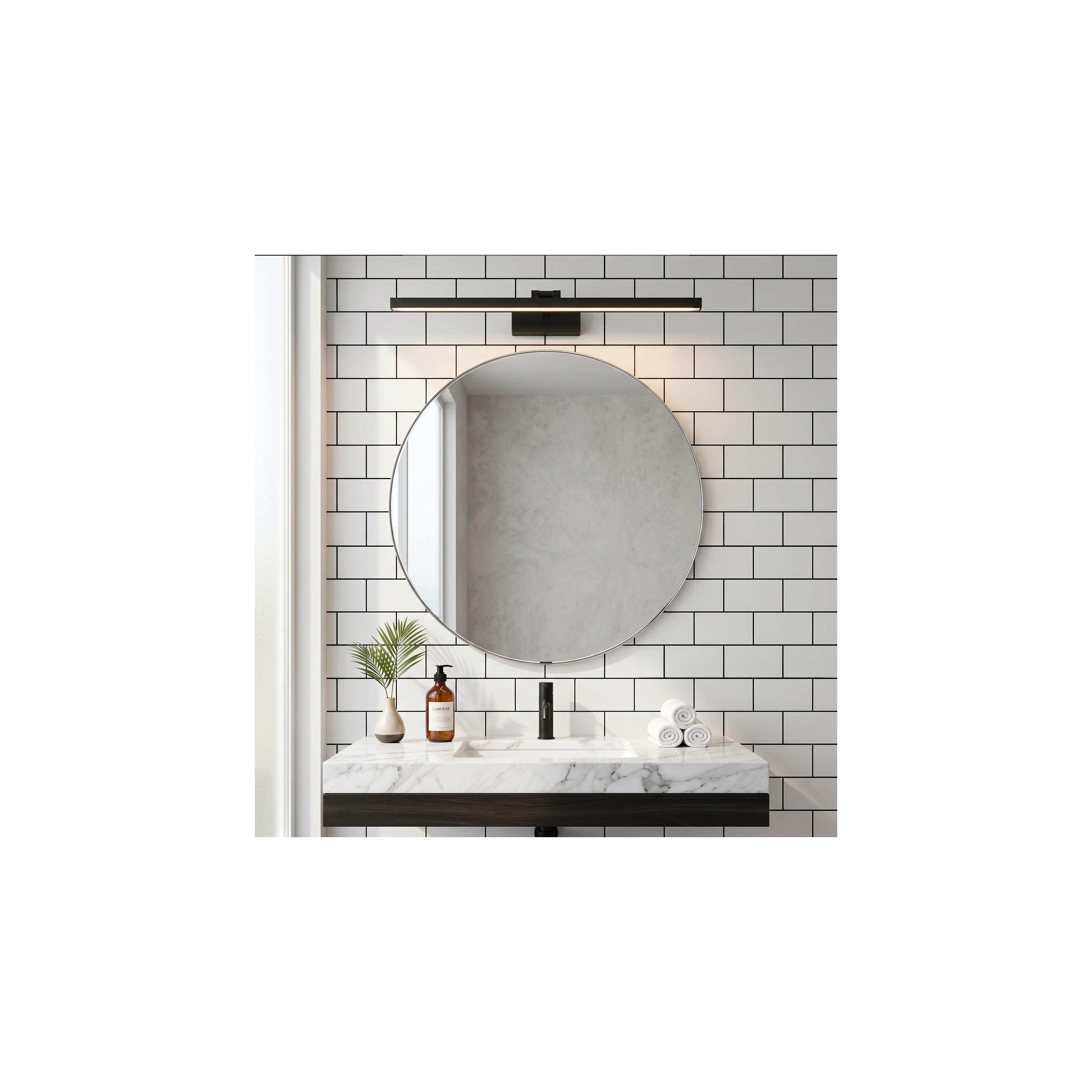 Badrum vägg LED-lampa APP1868-1W 80 cm Black