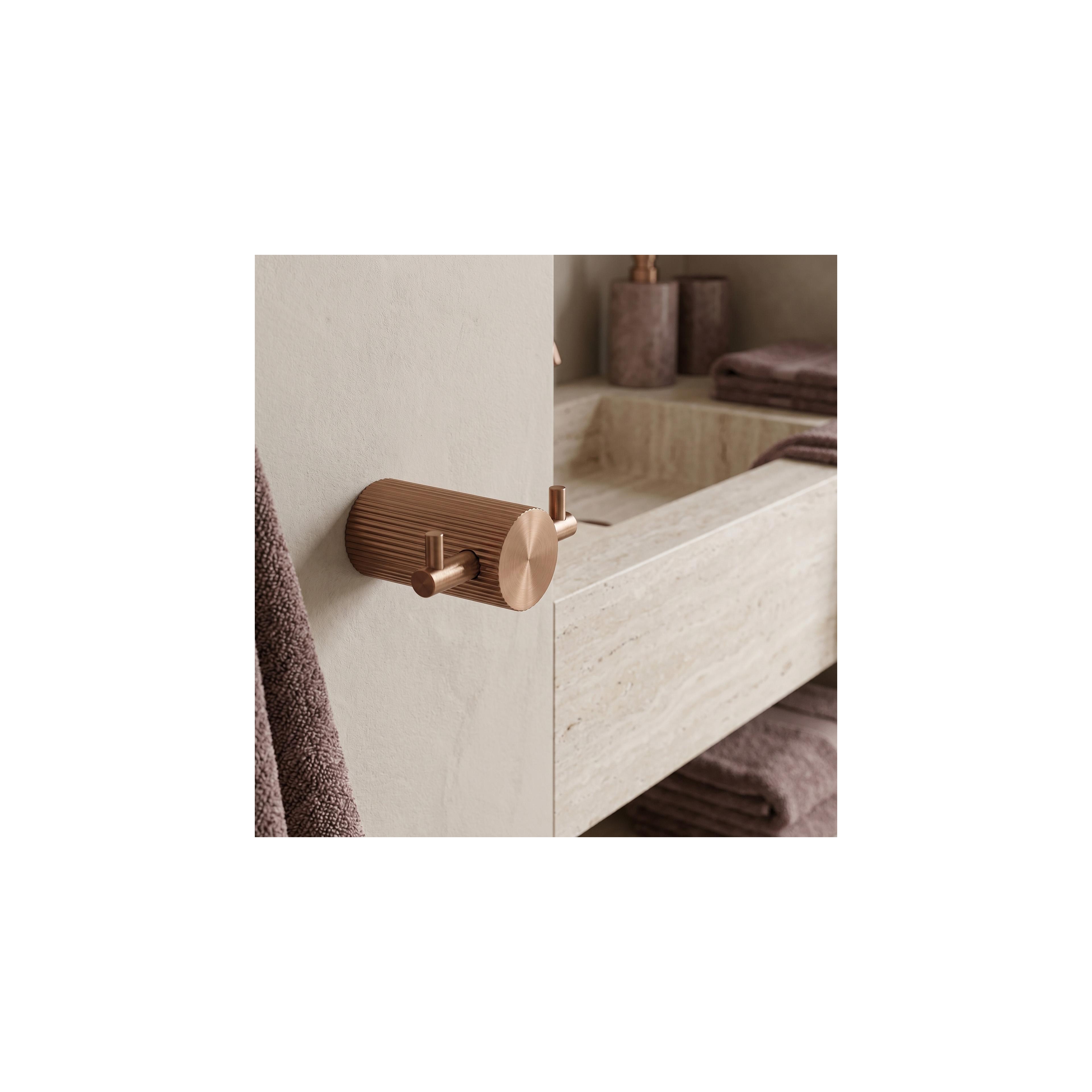 Gancho de casa de banho 64104A SOLO Brush Copper