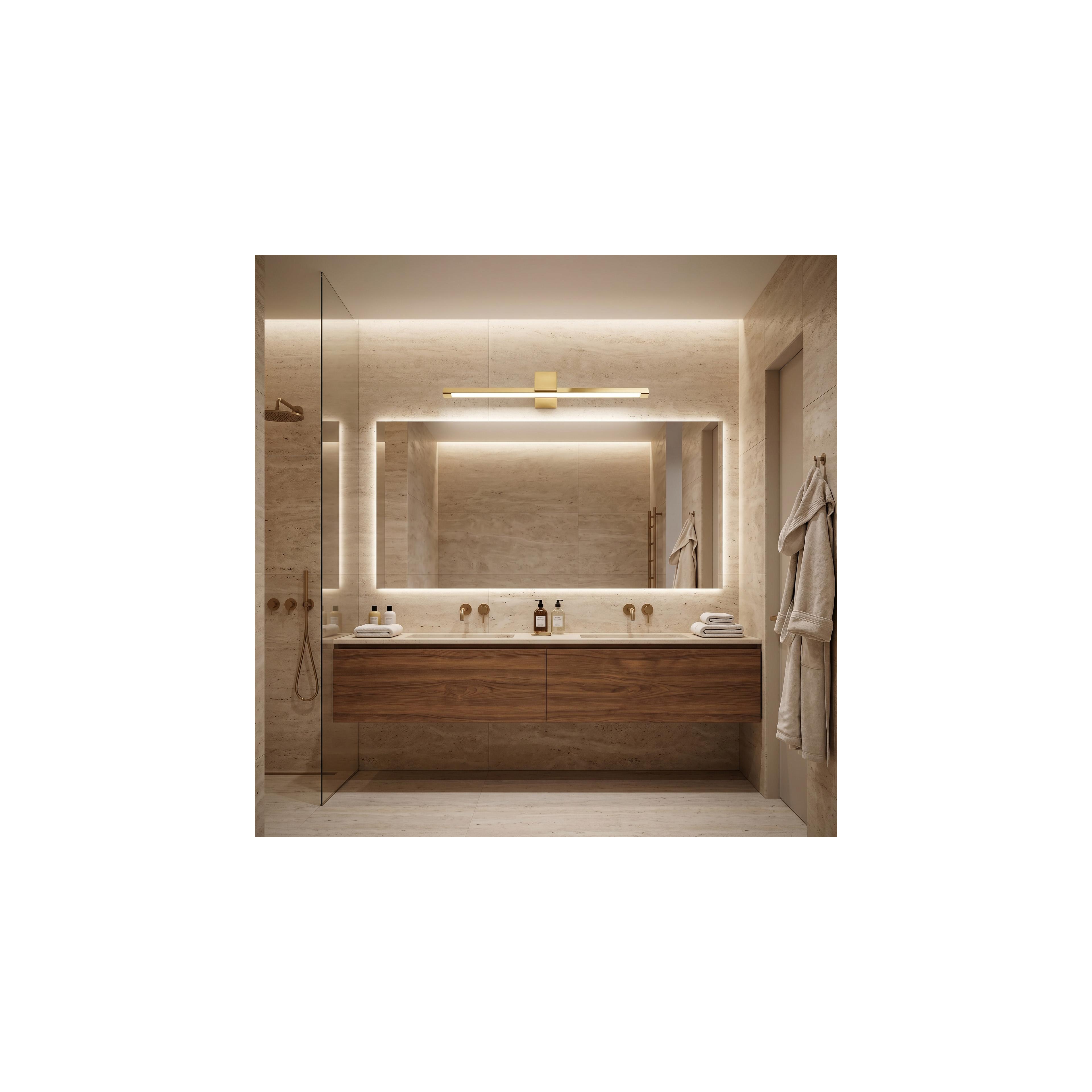 Bad LED-Wandleuchte SWE044-1W 60cm GOLD